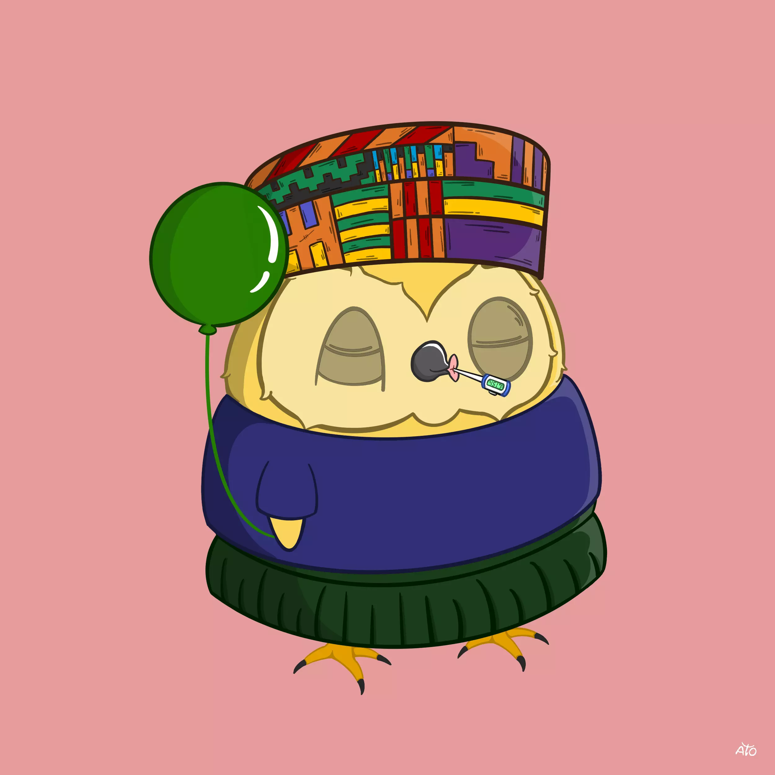 Baby Hoot Group #830 NFT on Algorand