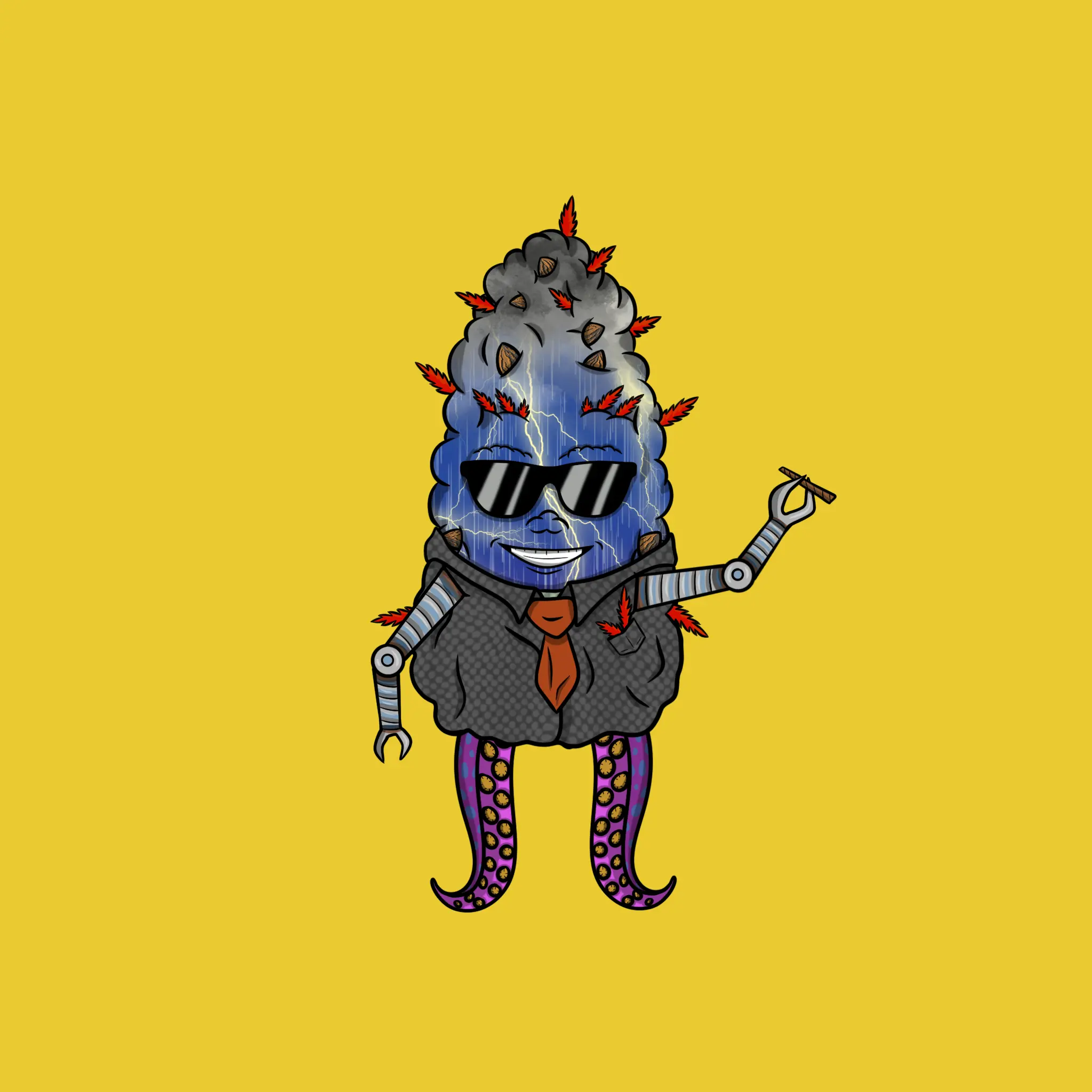 Blazing Budz #840 NFT on Algorand