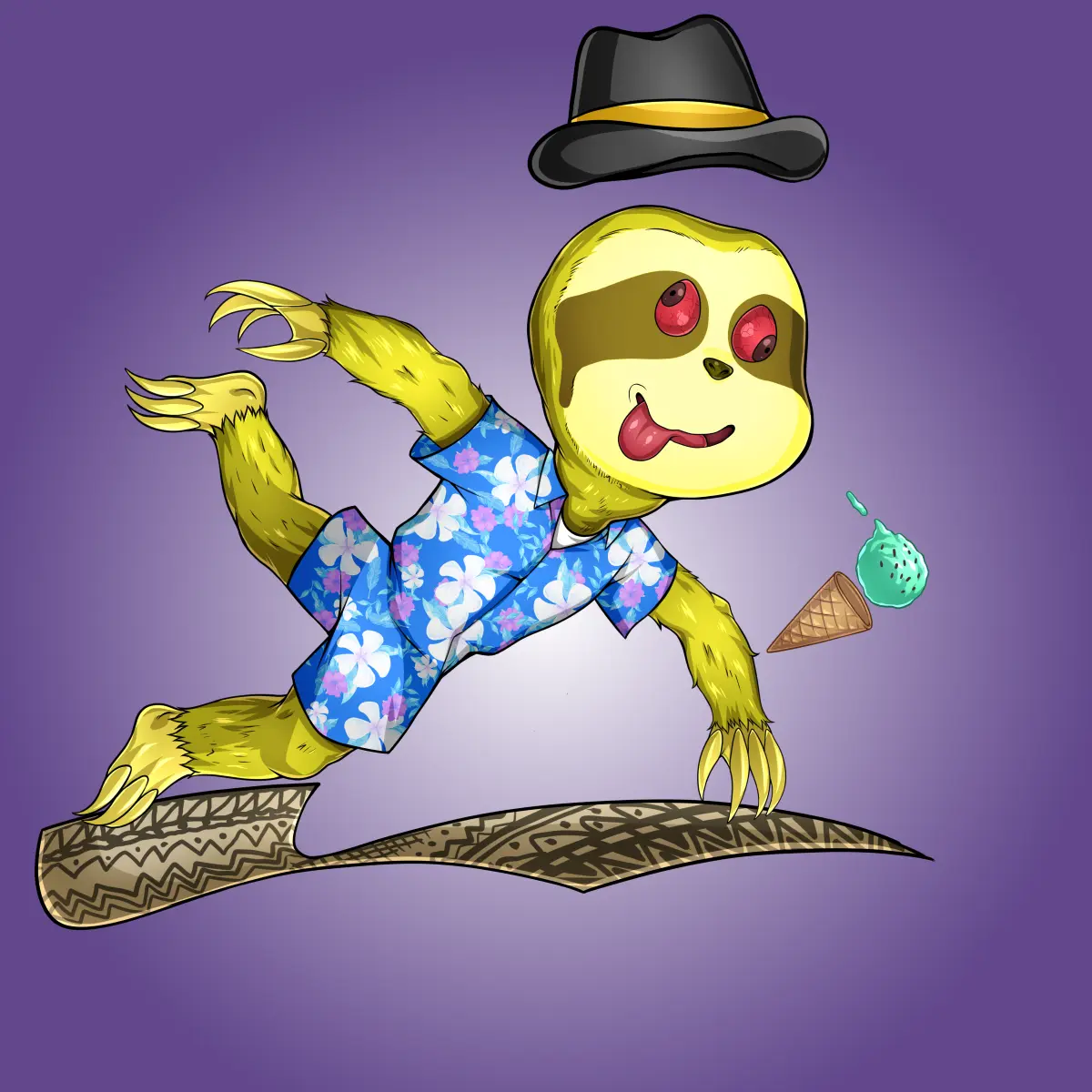 Rug Friends  #4393 NFT on Algorand