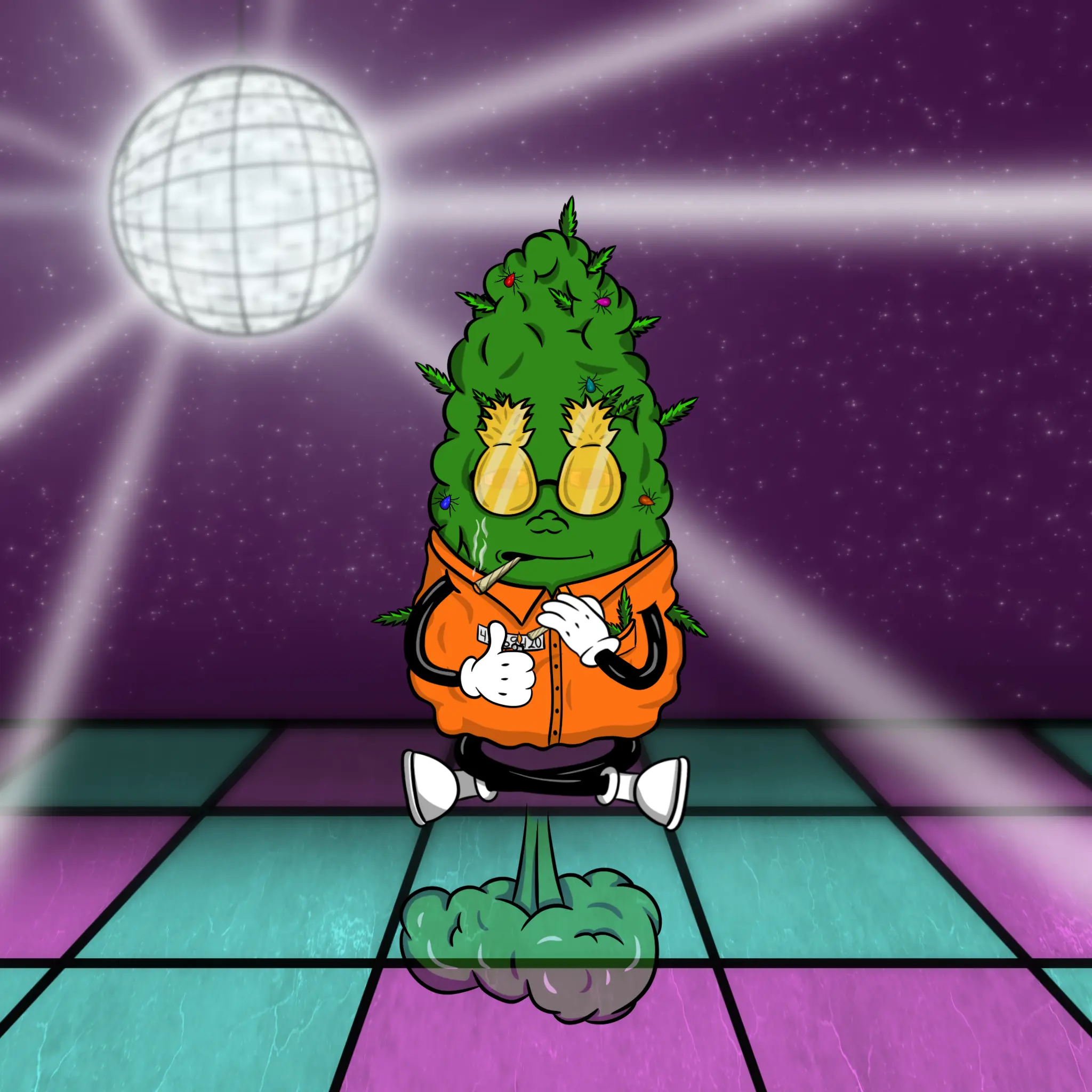 Blazing Budz #493 NFT on Algorand