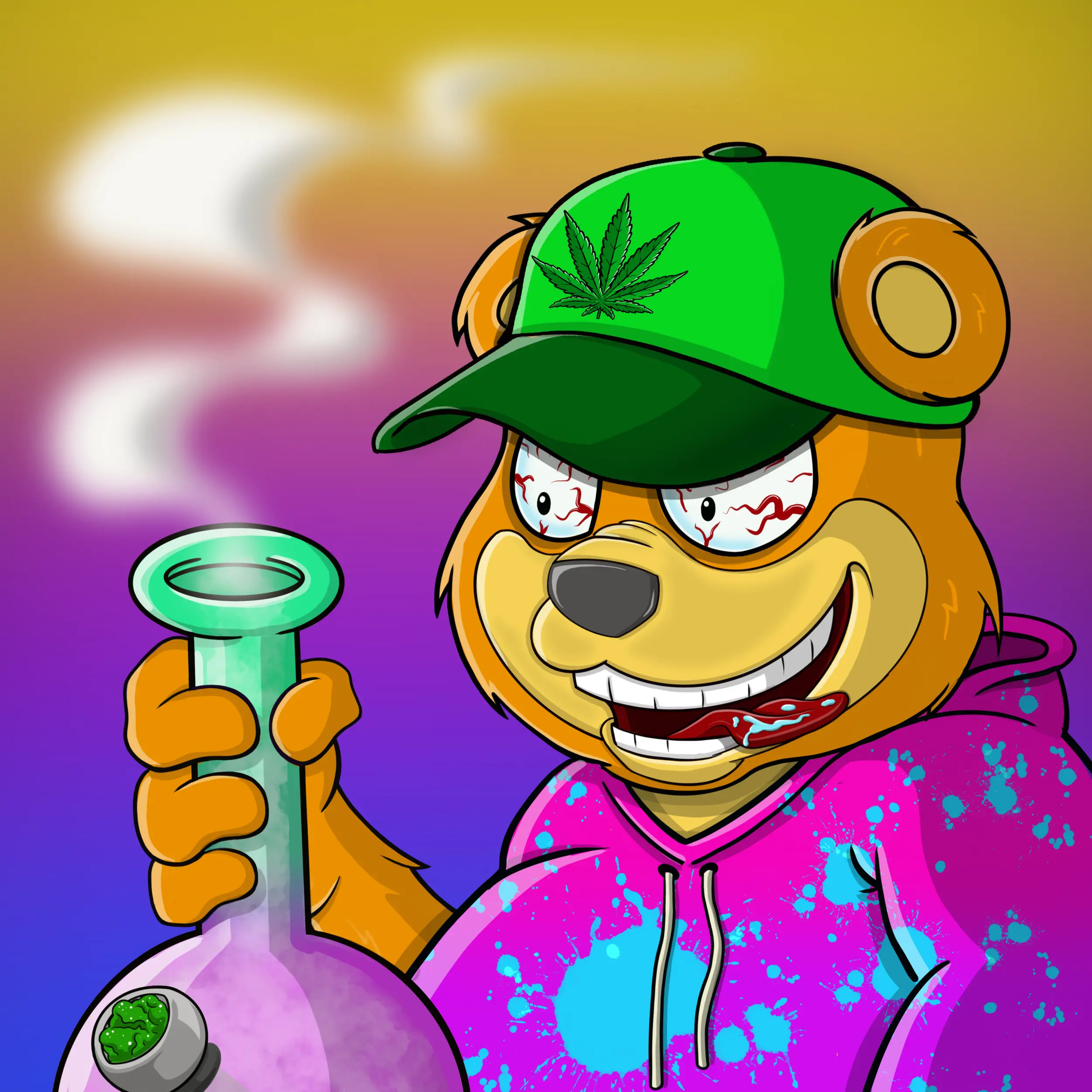 Burnin Bears #377 NFT on Algorand