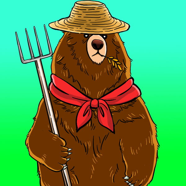 An image of (#002) Beary the Farmer