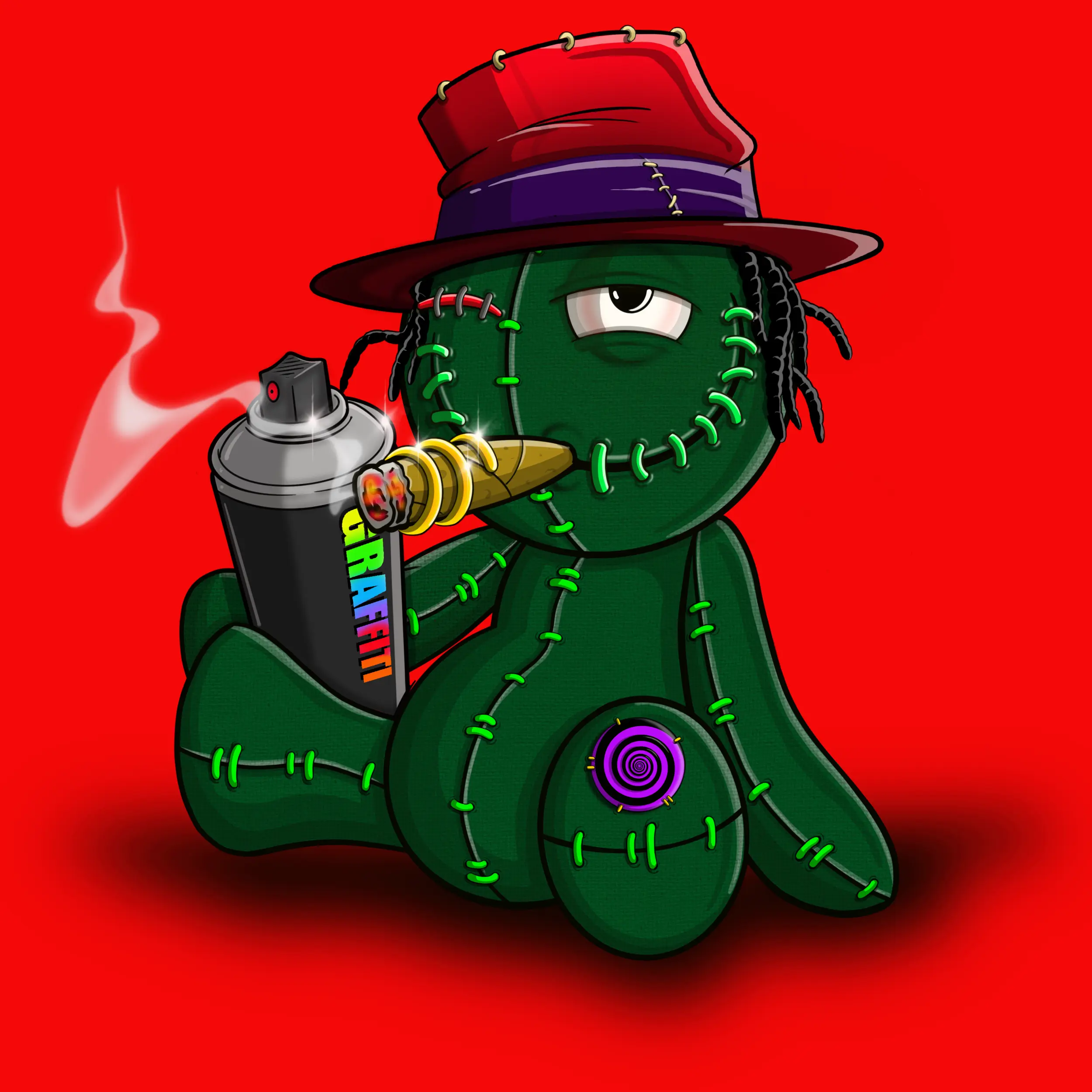 Trippy Stitch #889 NFT on Algorand