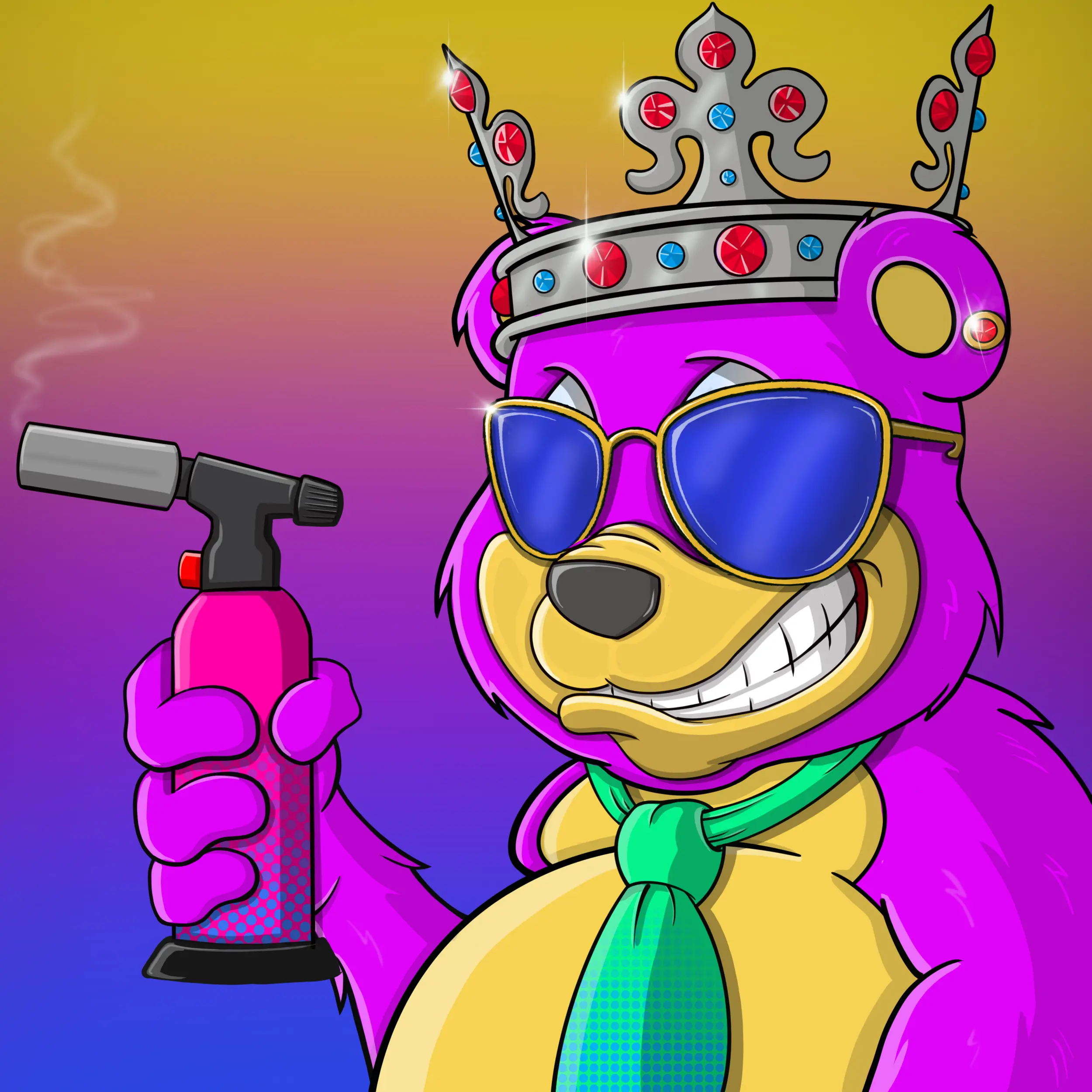 Burnin Bears #738 NFT on Algorand