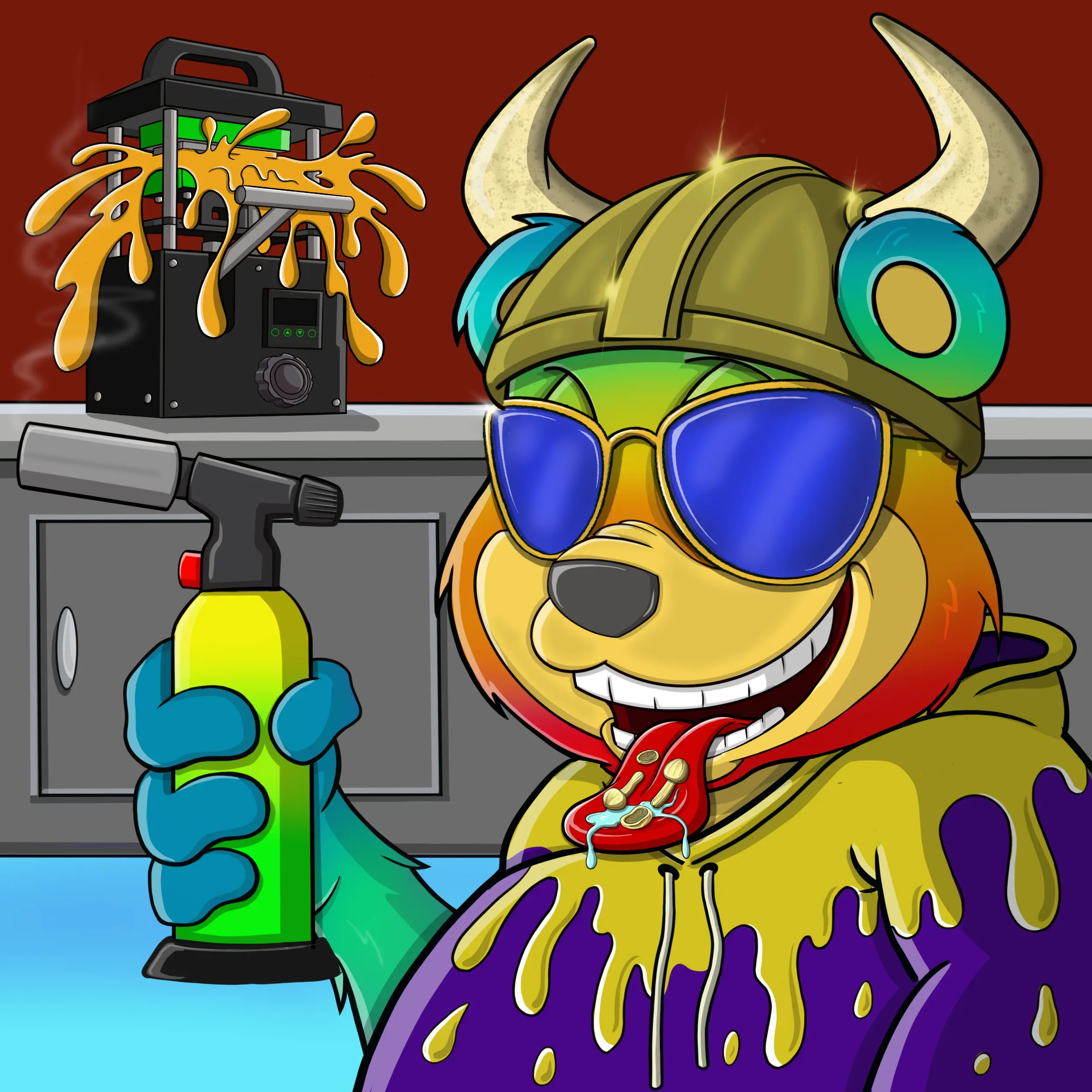 Burnin Bears #805 NFT on Algorand