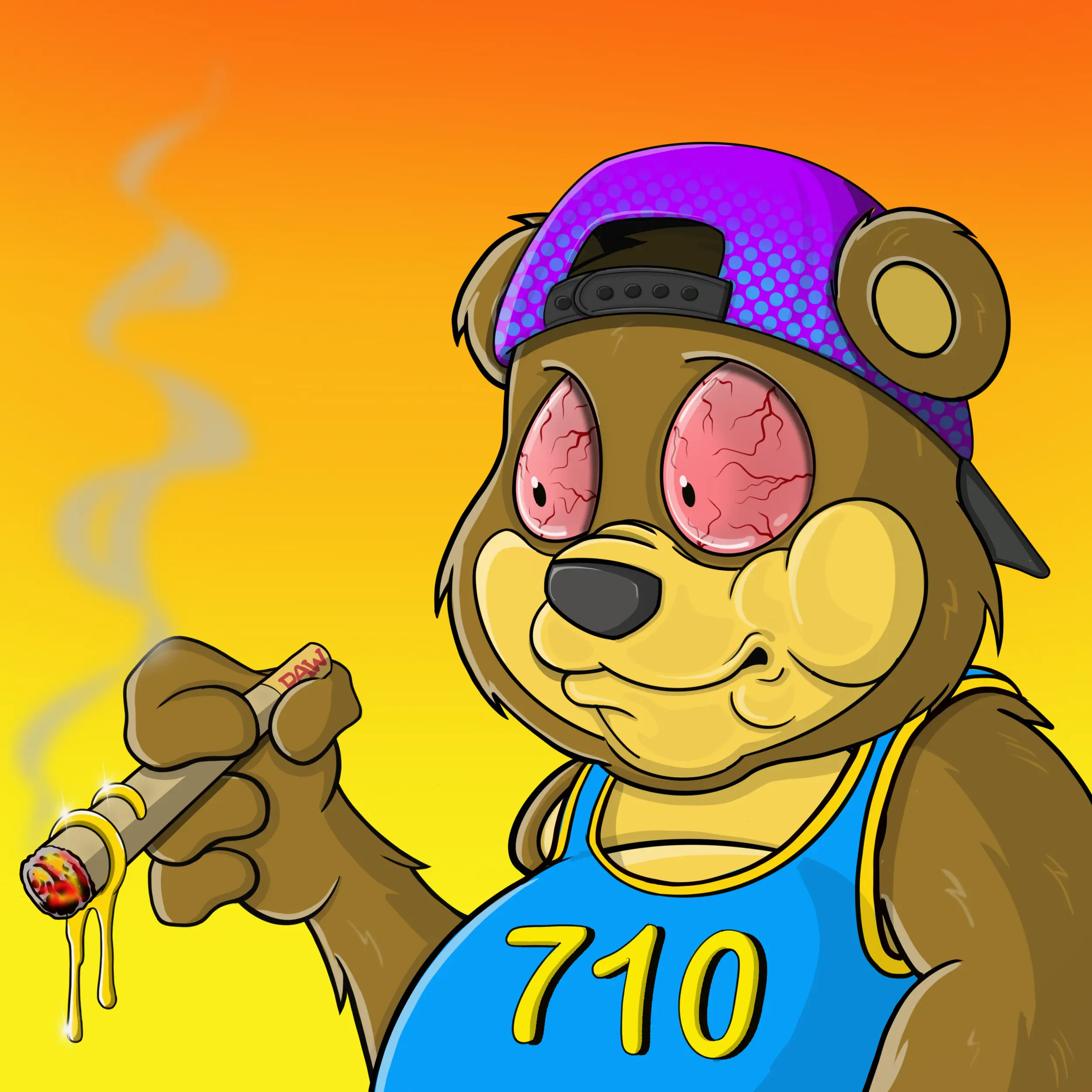 Burnin Bears #345 NFT on Algorand