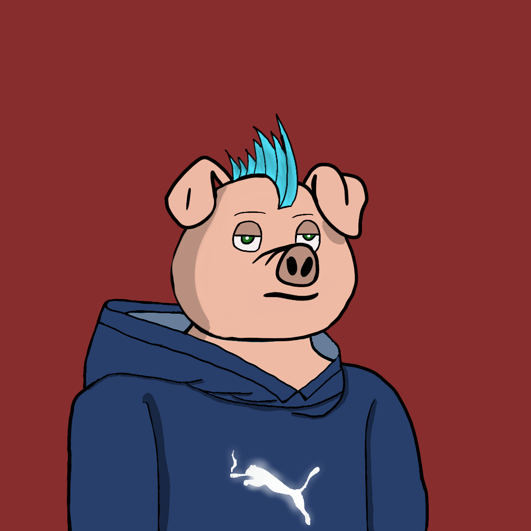 Grumpy Piggy #19 NFT on Algorand