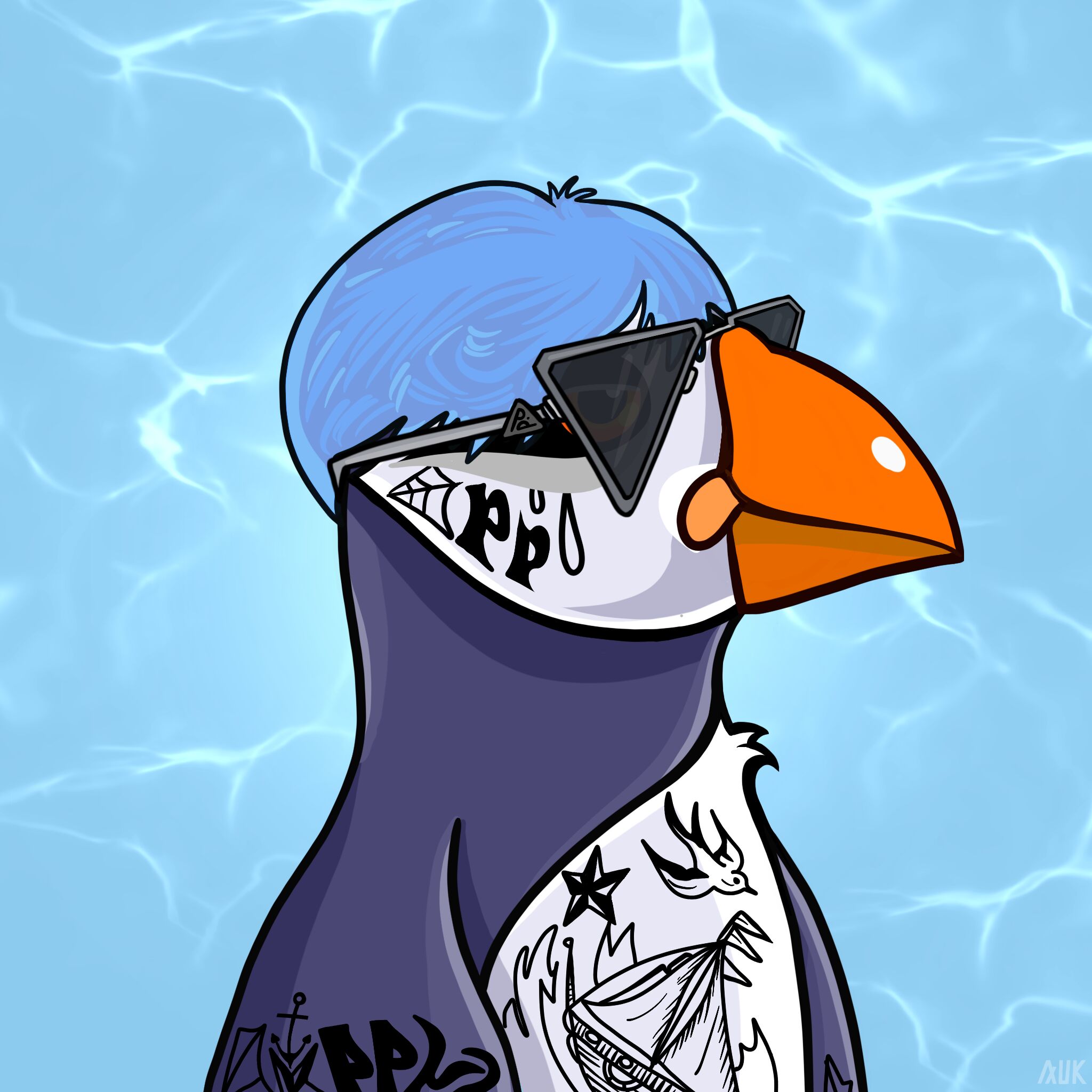 Poppin Puffins #1611 NFT on Algorand