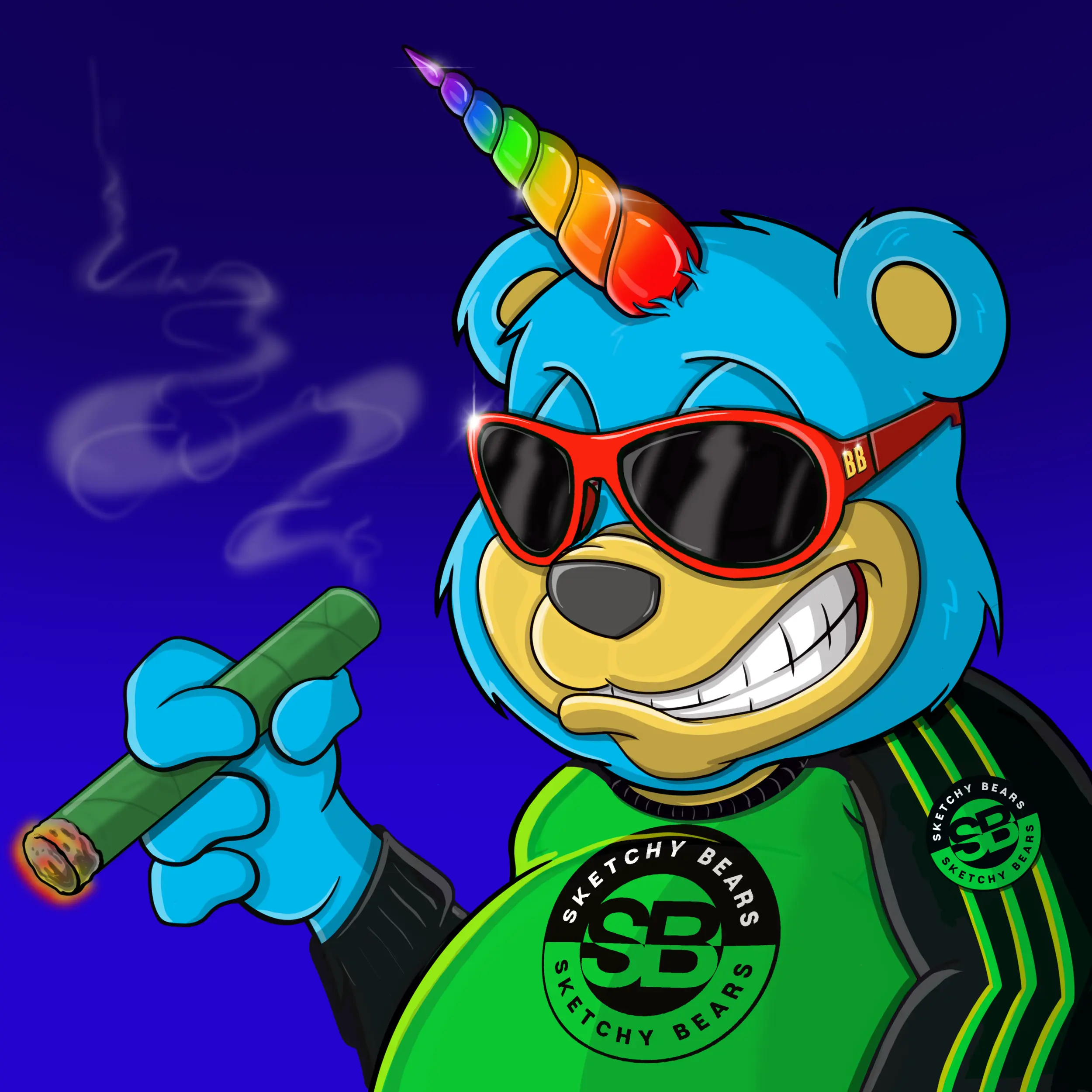 Burnin Bears #586 NFT on Algorand