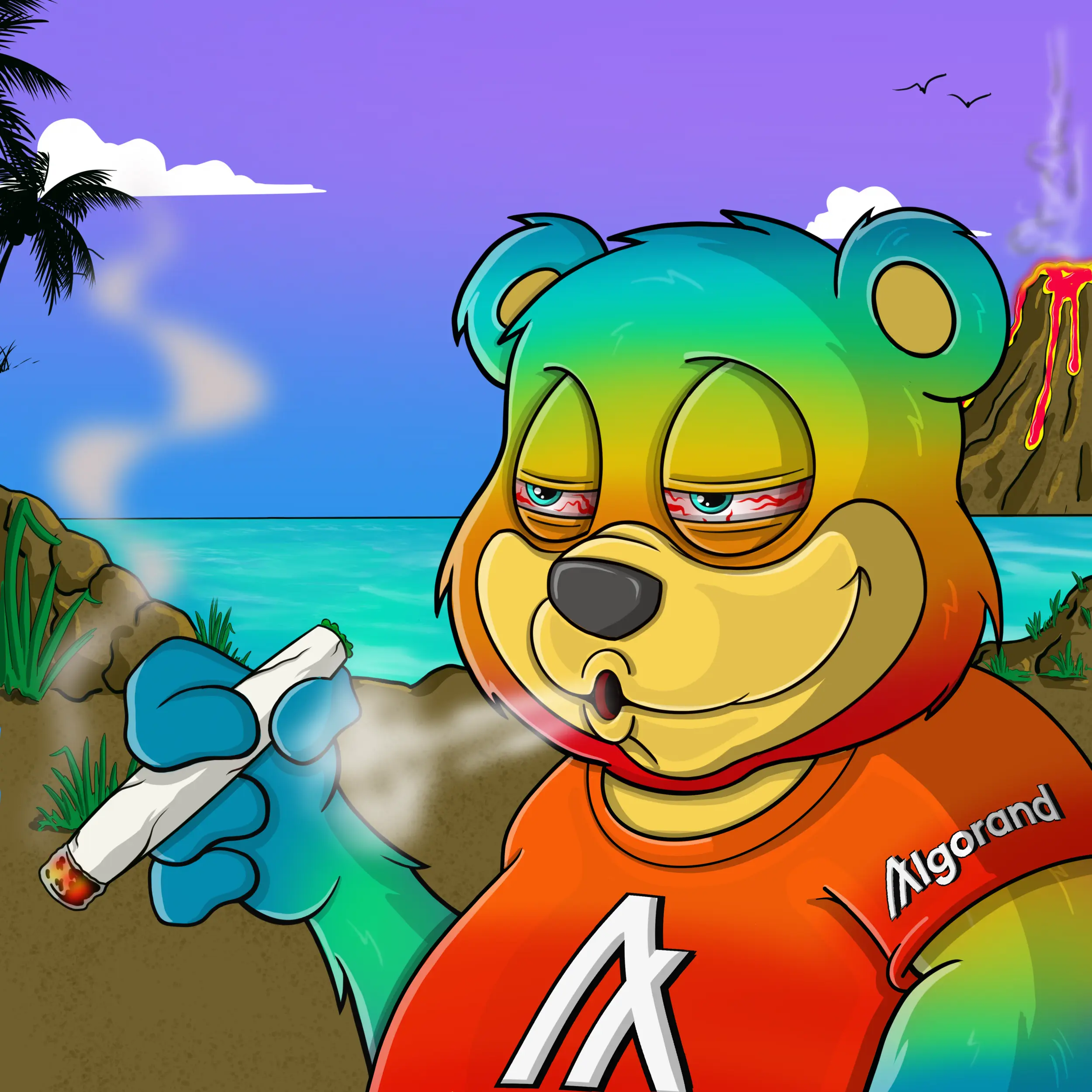 Burnin Bears #1239 NFT on Algorand