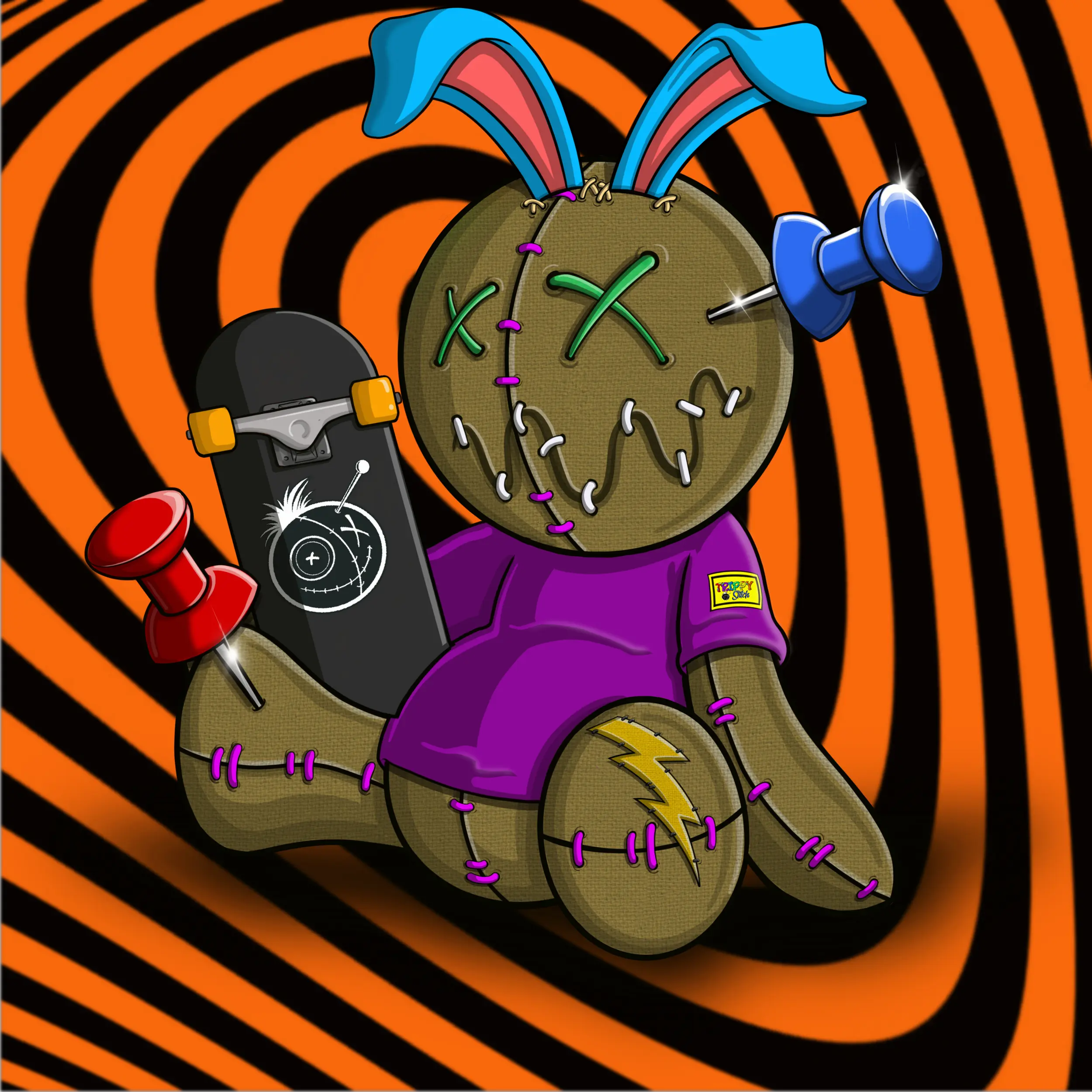 Trippy Stitch #1175 NFT on Algorand