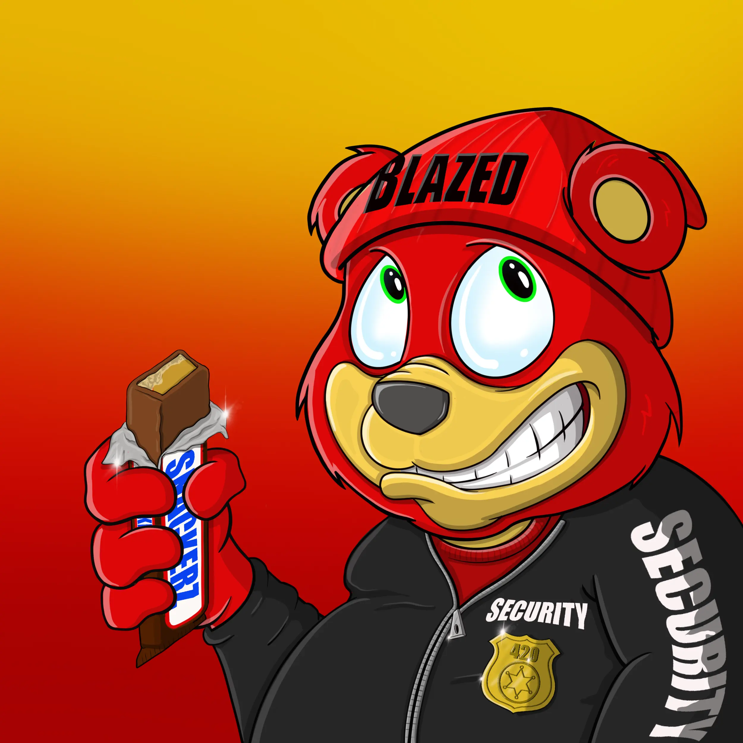 Burnin Bears #1257 NFT on Algorand