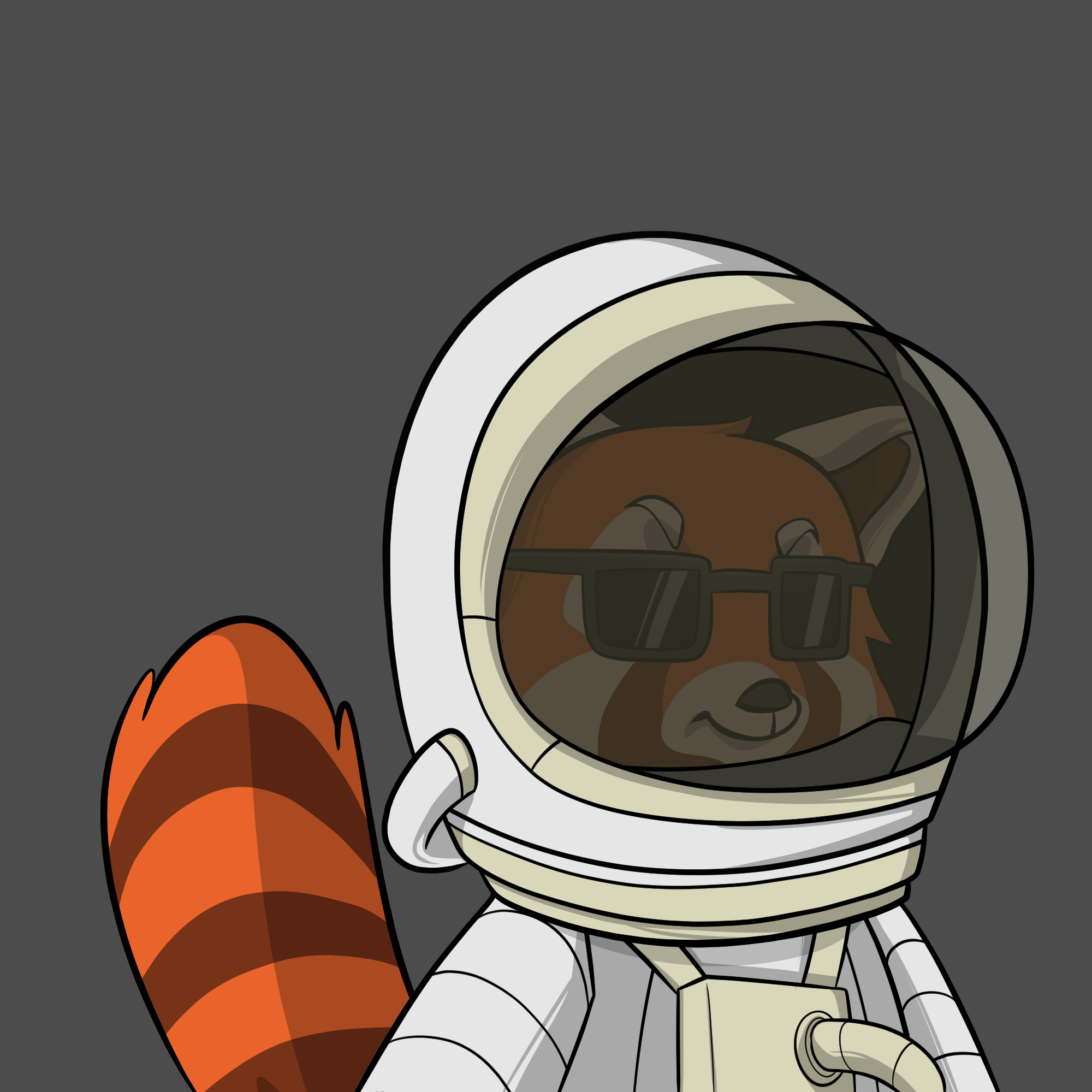 Red Panda Crew Member #010 NFT on Algorand