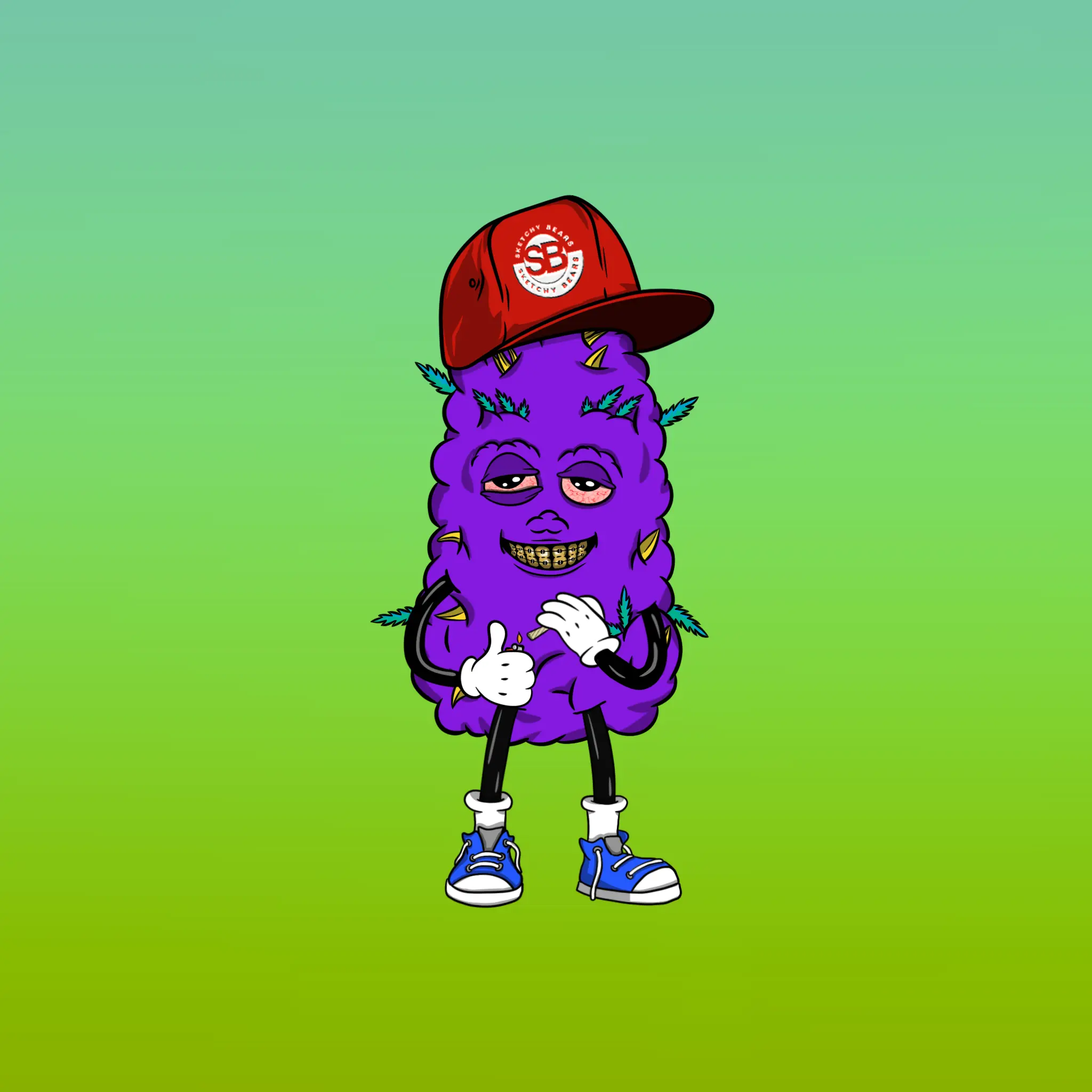 Blazing Budz #80 NFT on Algorand