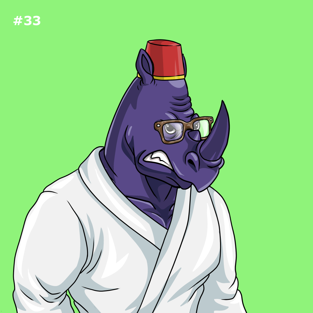 Rowdy Rhino #033 NFT on Algorand