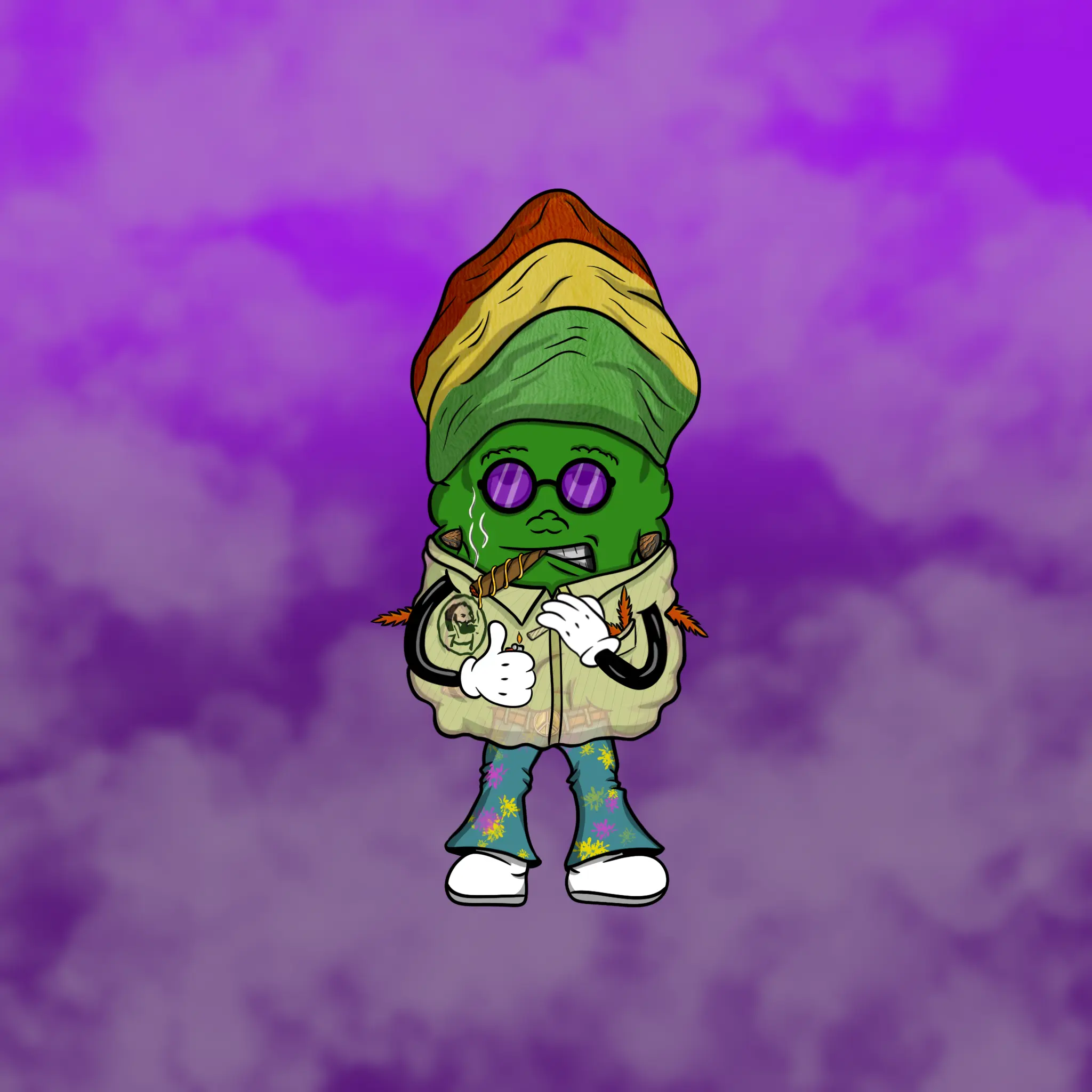 Blazing Budz #985 NFT on Algorand