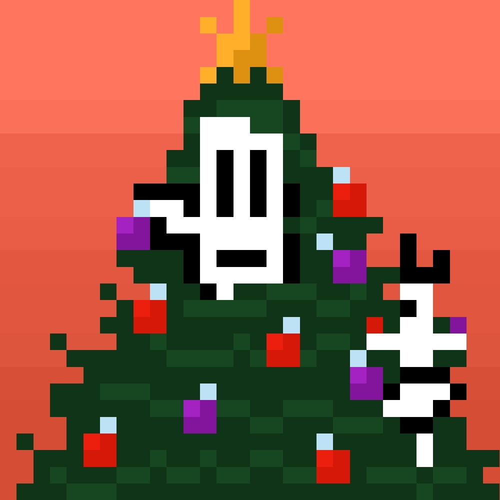 Paperguy #98 XmasTree NFT on Algorand