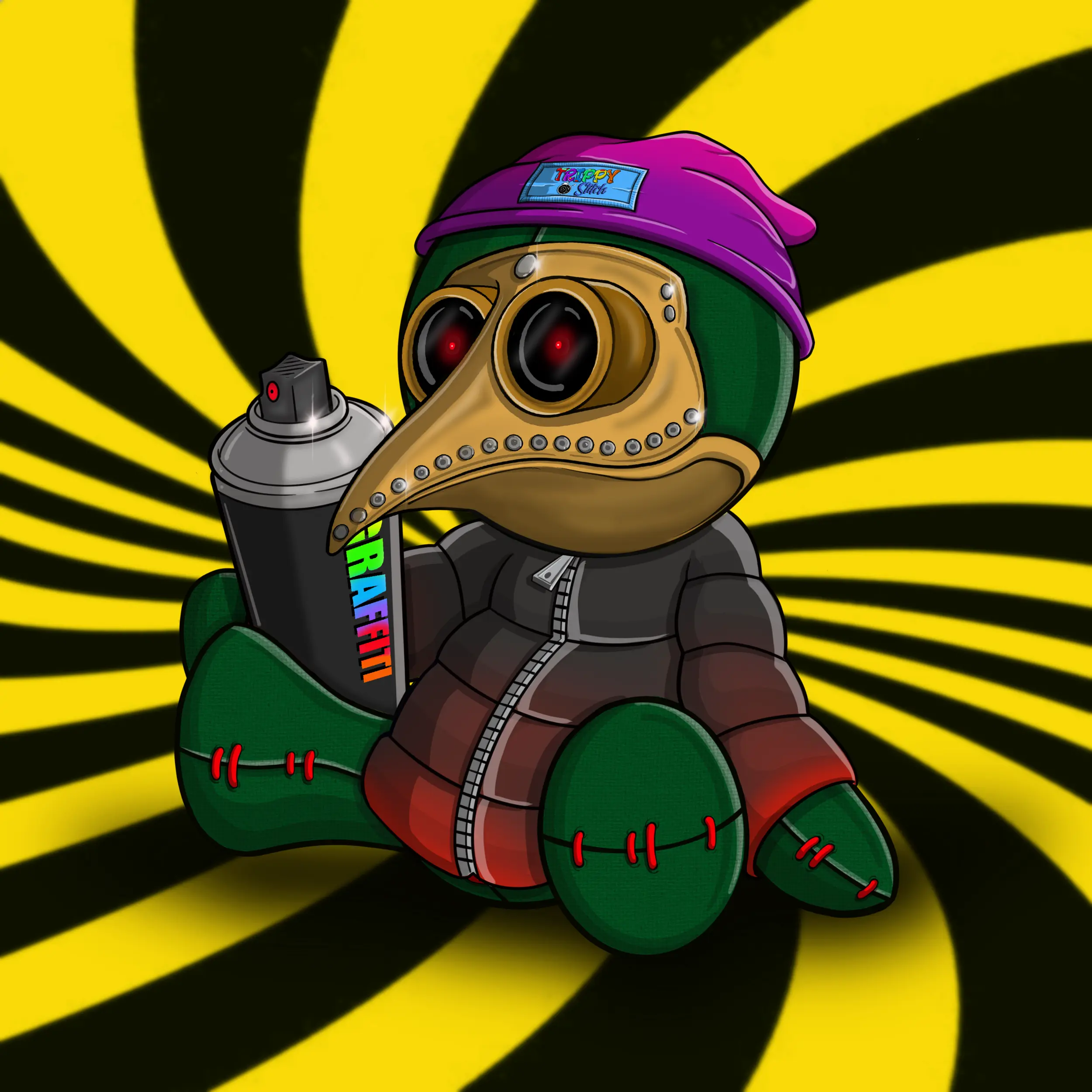 Trippy Stitch #504 NFT on Algorand