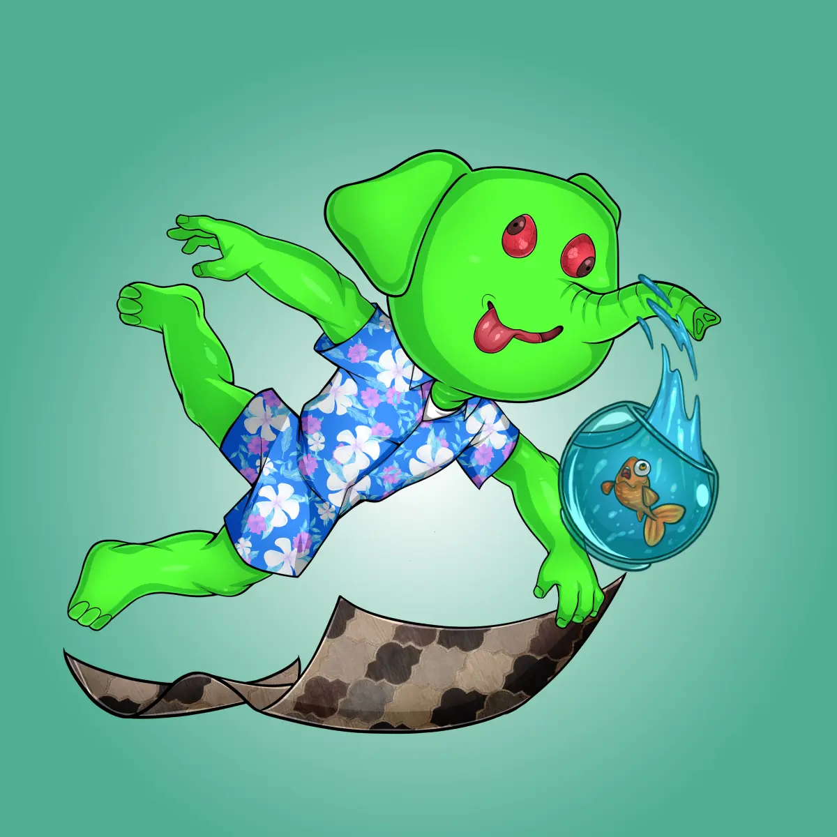 Rug Friends  #2612 NFT on Algorand