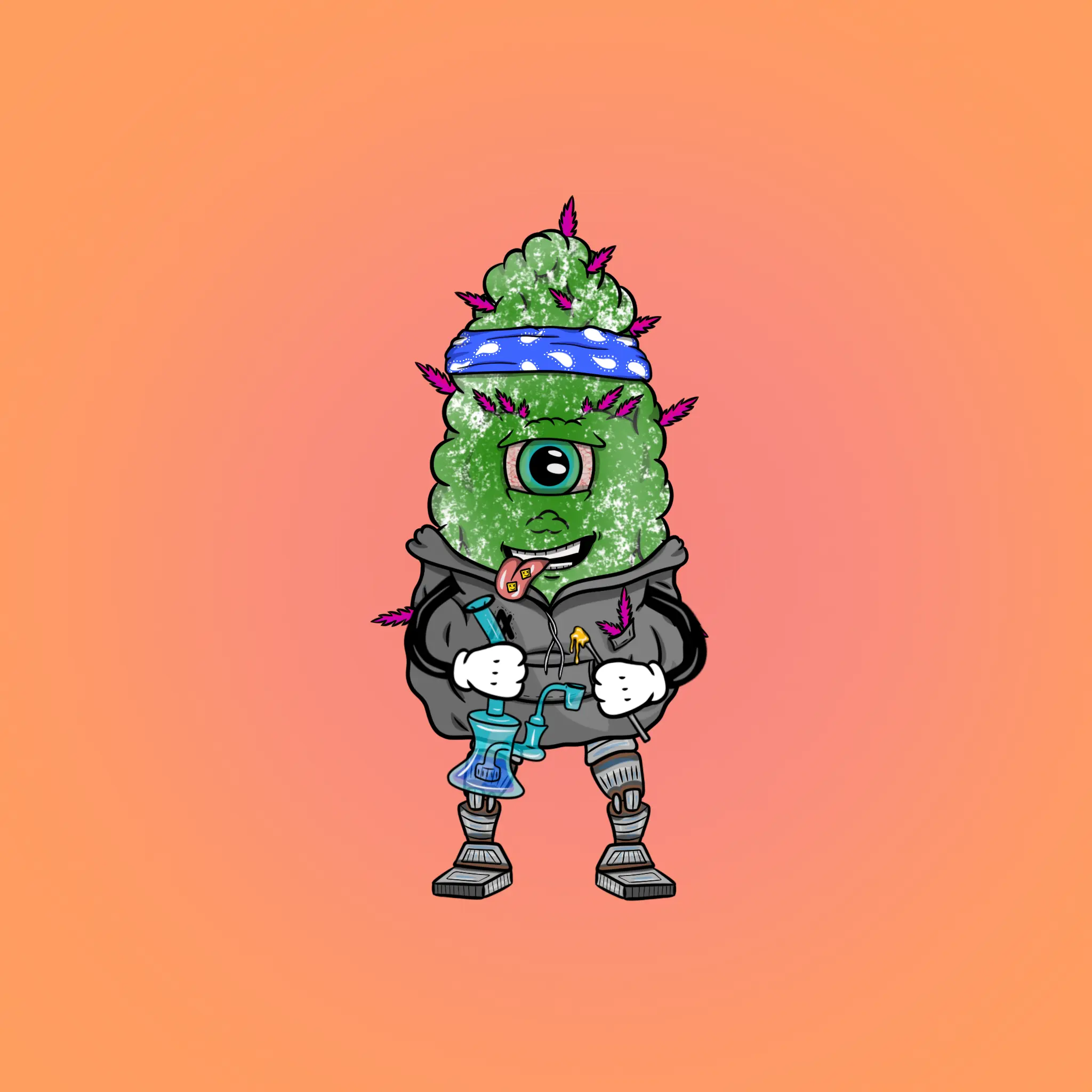 Blazing Budz #618 NFT on Algorand