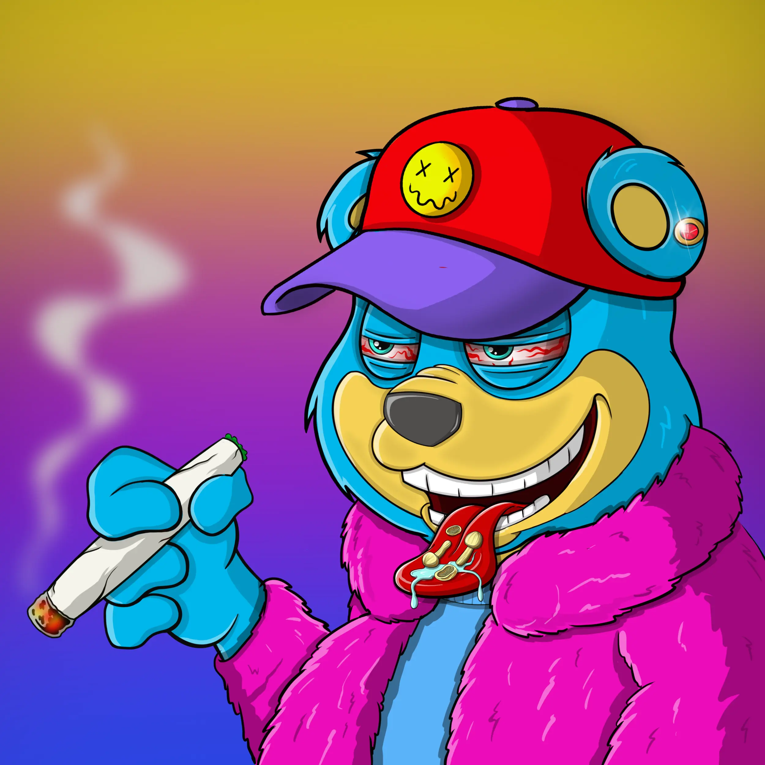 Burnin Bears #296 NFT on Algorand