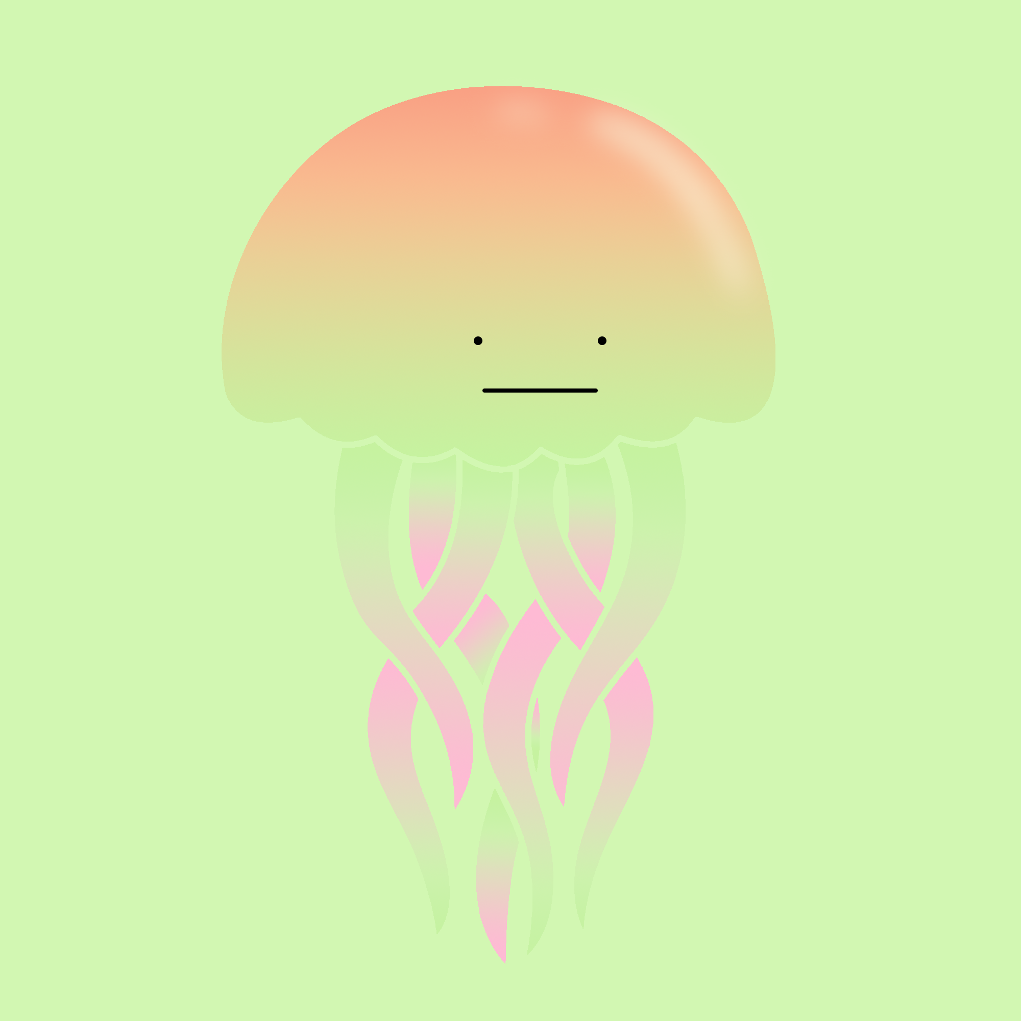 Tiny Jellyfish #8 - Mindy NFT on Algorand