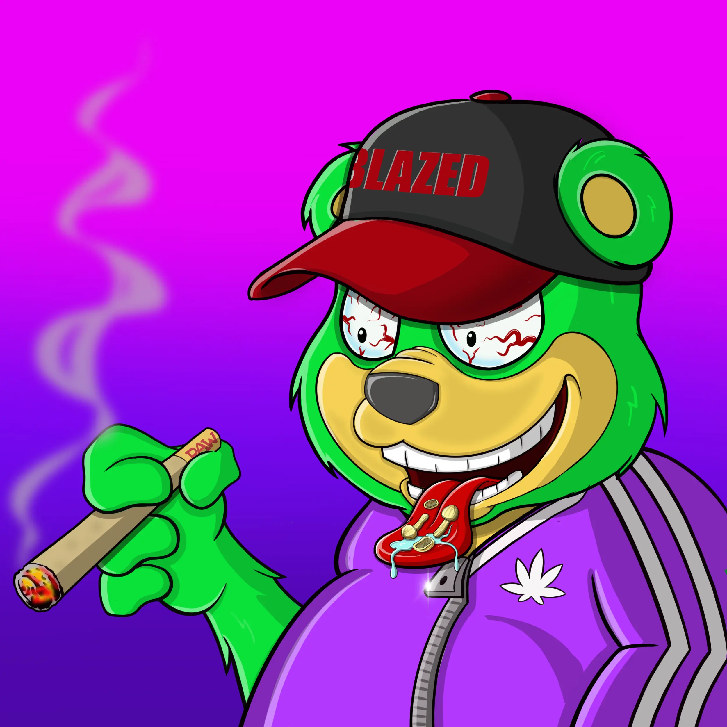 Burnin Bears #1387 NFT on Algorand