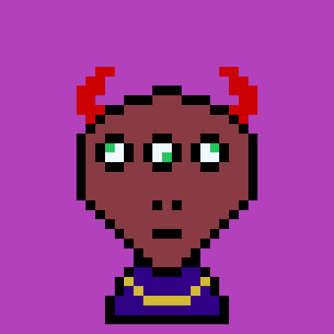 Retro Alien #006 NFT on Algorand