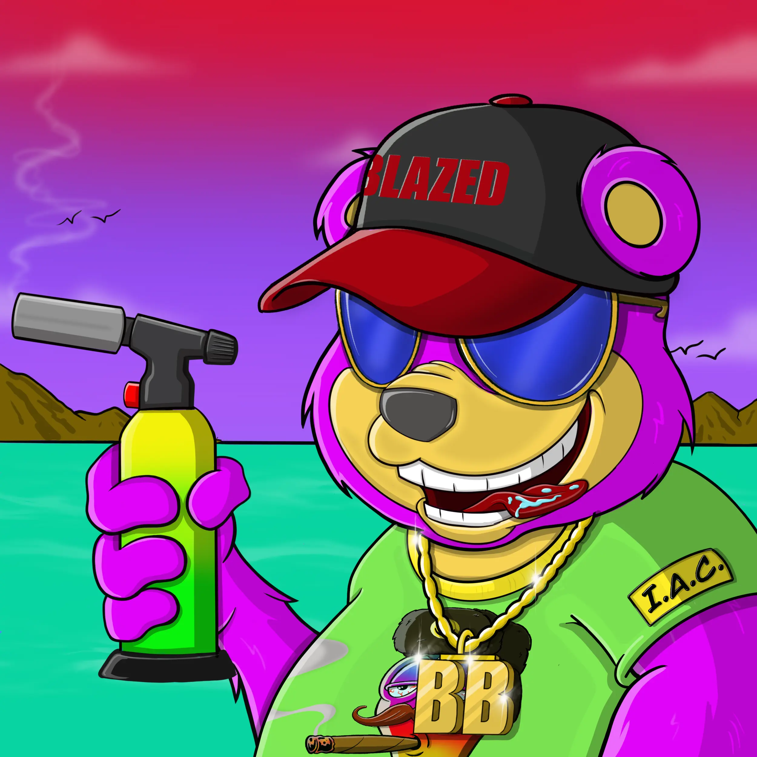 Burnin Bears #654 NFT on Algorand