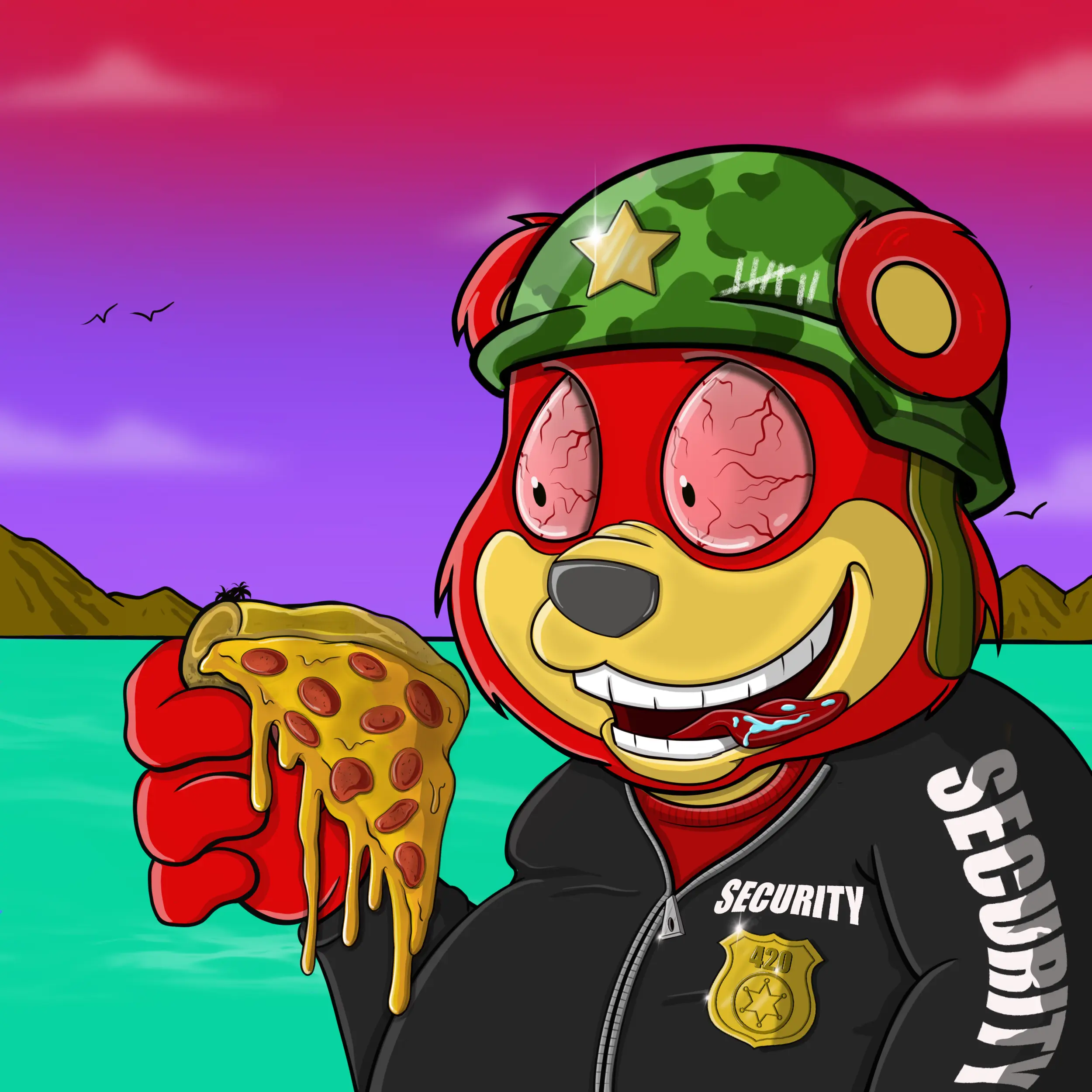 Burnin Bears #500 NFT on Algorand