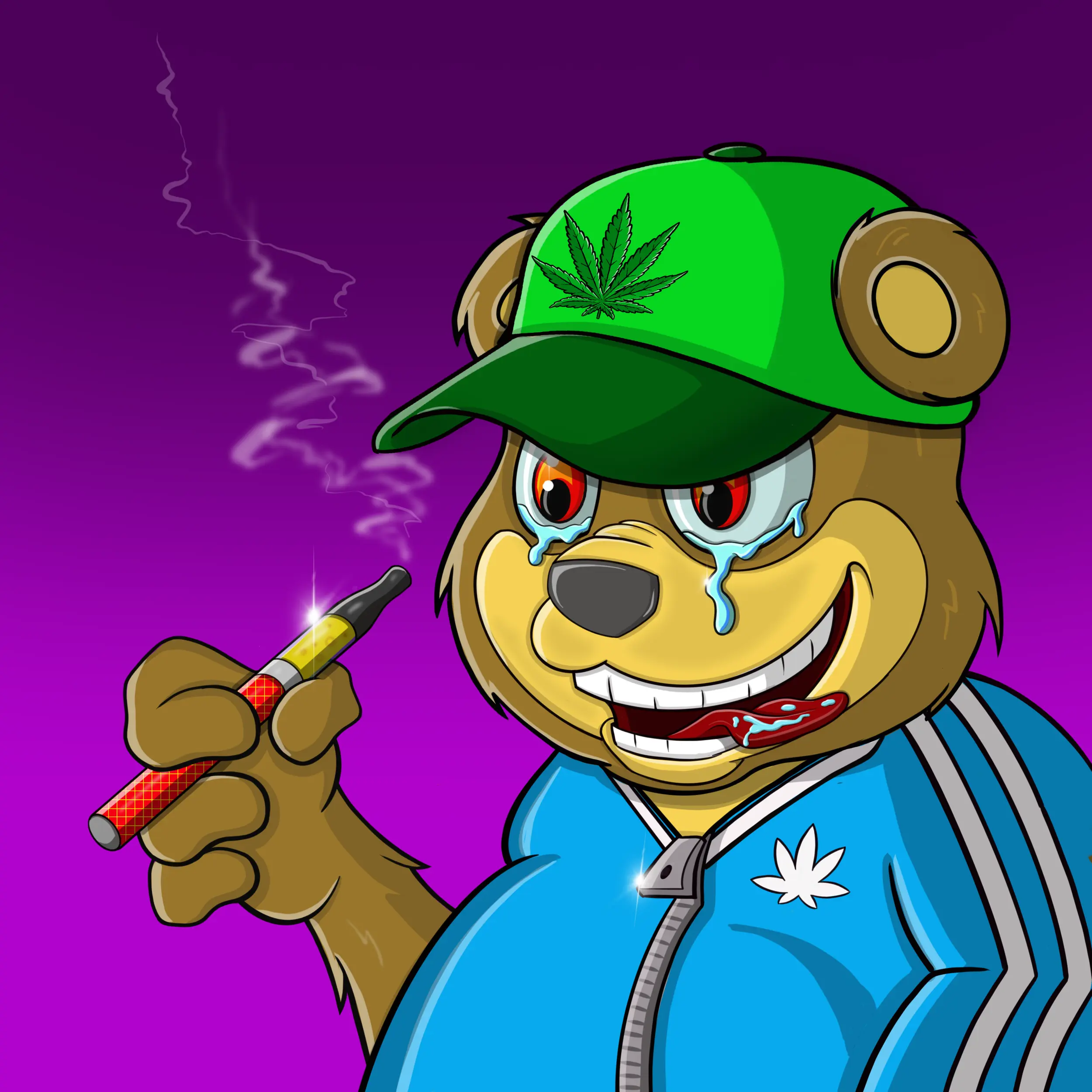 Burnin Bears #298 NFT on Algorand