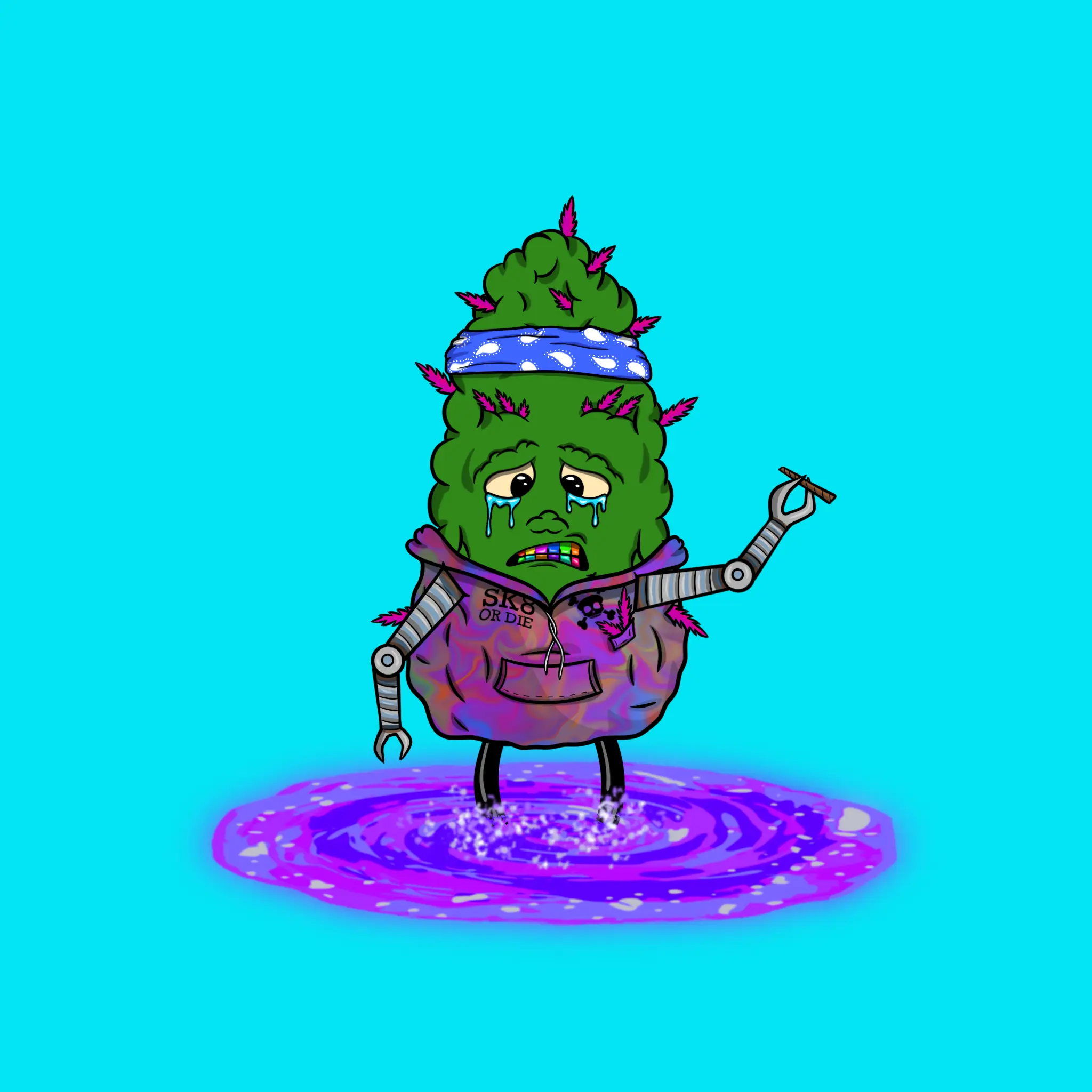 Blazing Budz #628 NFT on Algorand