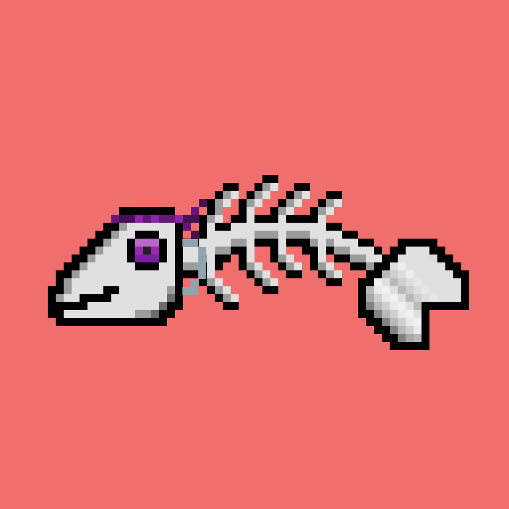 8-Bit BoneFish #283 NFT on Algorand