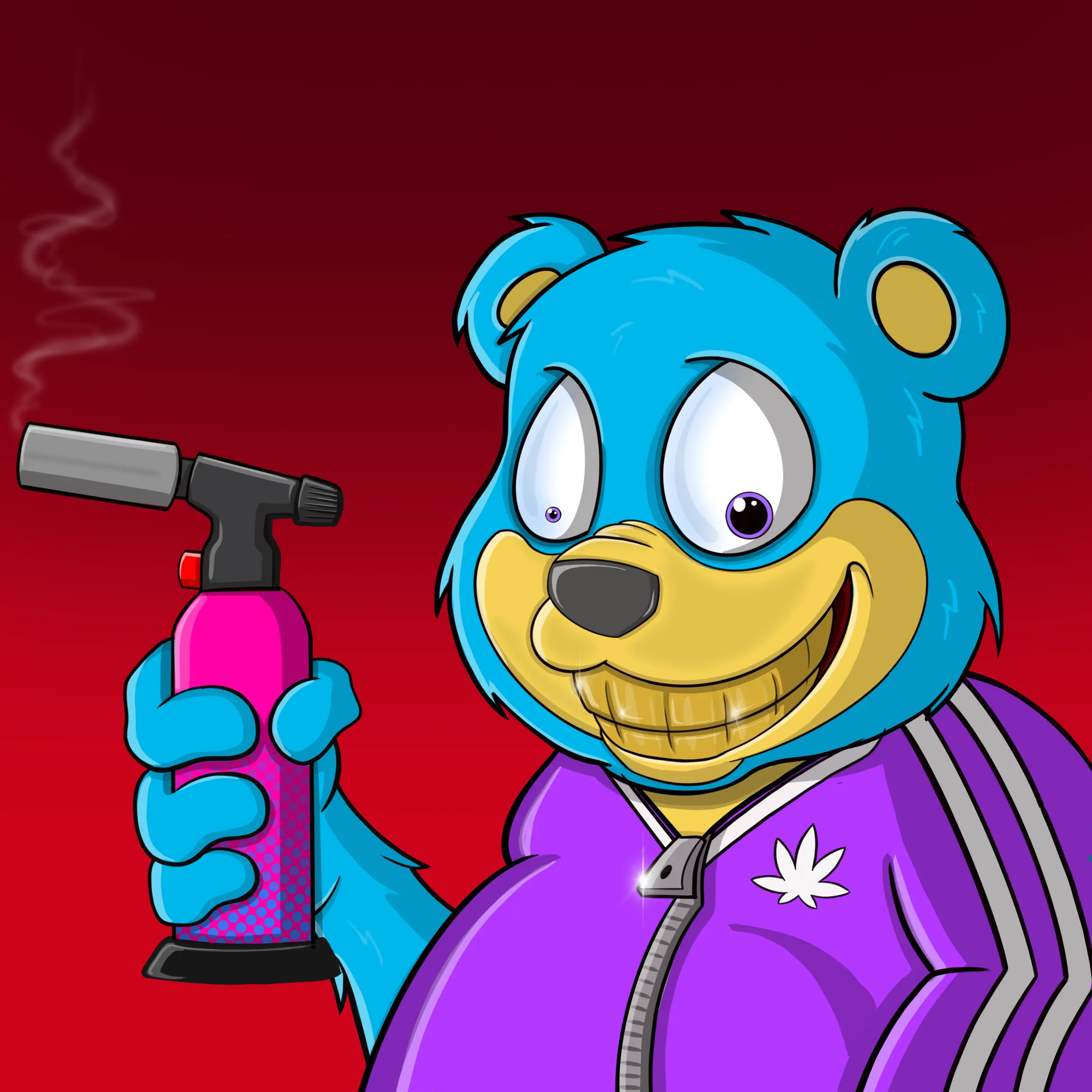 Burnin Bears #1487 NFT on Algorand