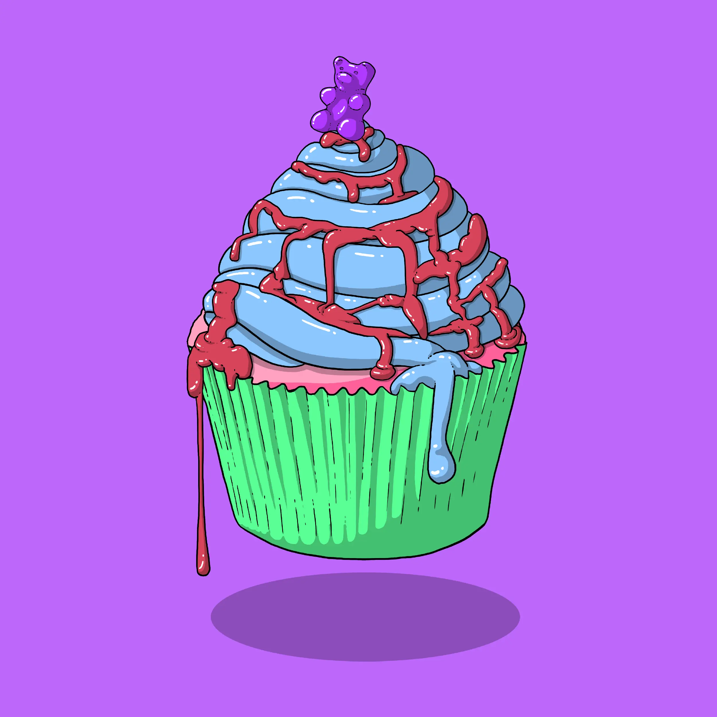 Cupcakes #200 NFT on Algorand