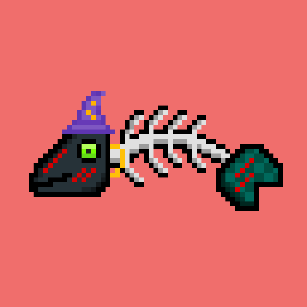 8-Bit BoneFish #293 NFT on Algorand