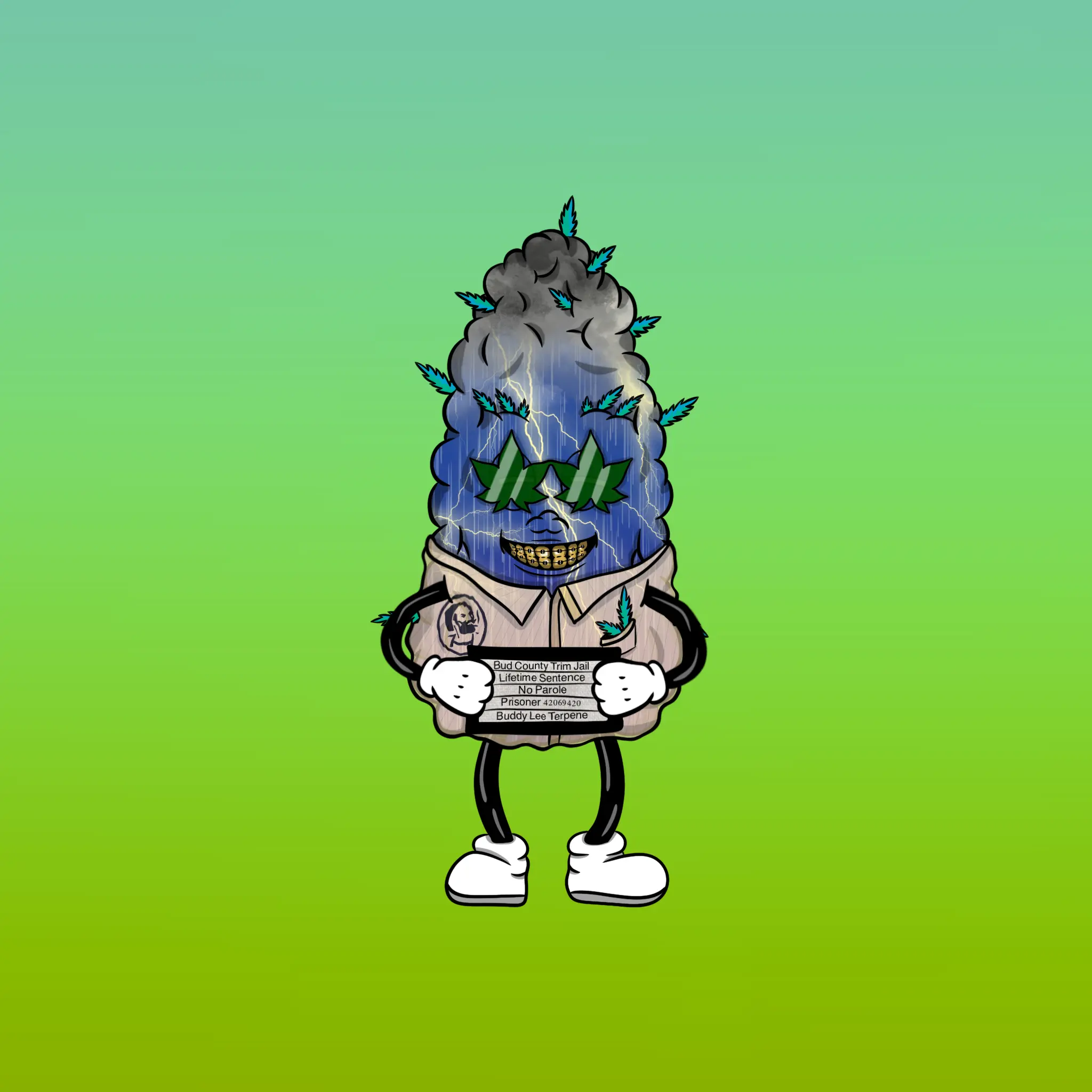 Blazing Budz #630 NFT on Algorand