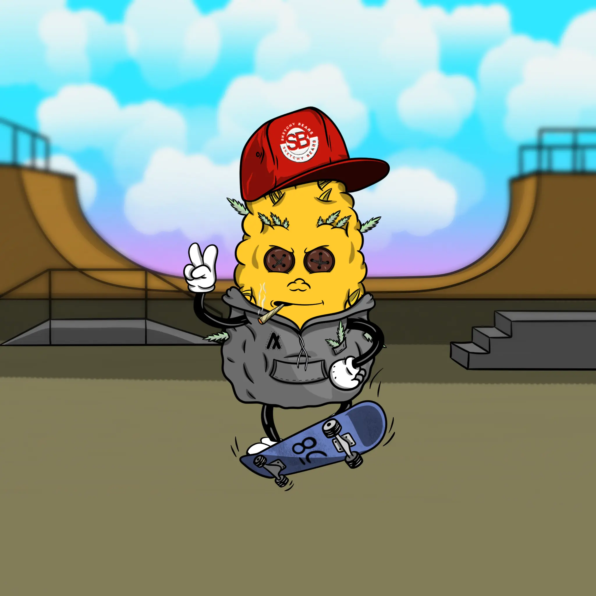 Blazing Budz #377 NFT on Algorand