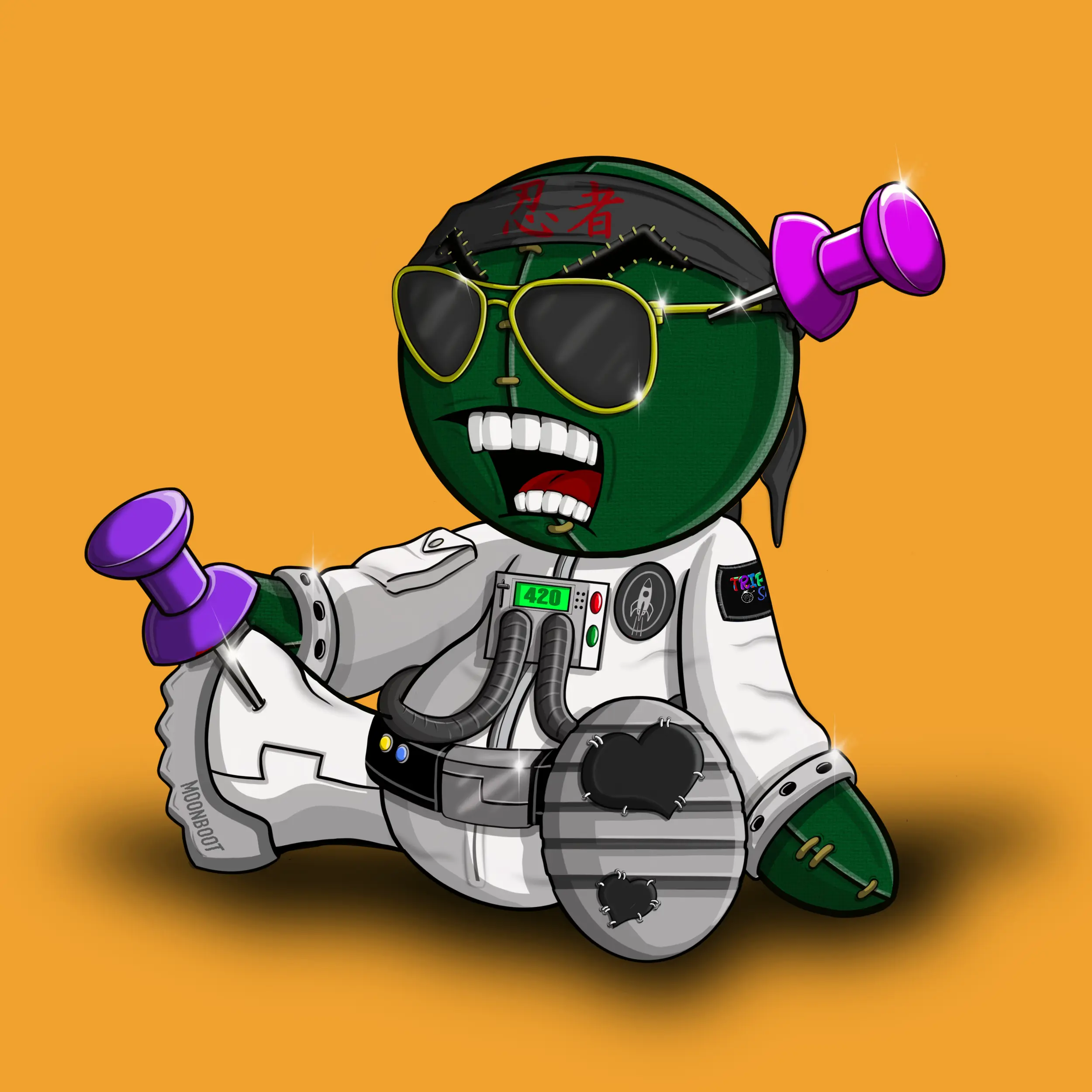 Trippy Stitch #1003 NFT on Algorand