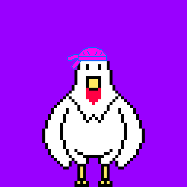 An image of Pixel Chicken #189