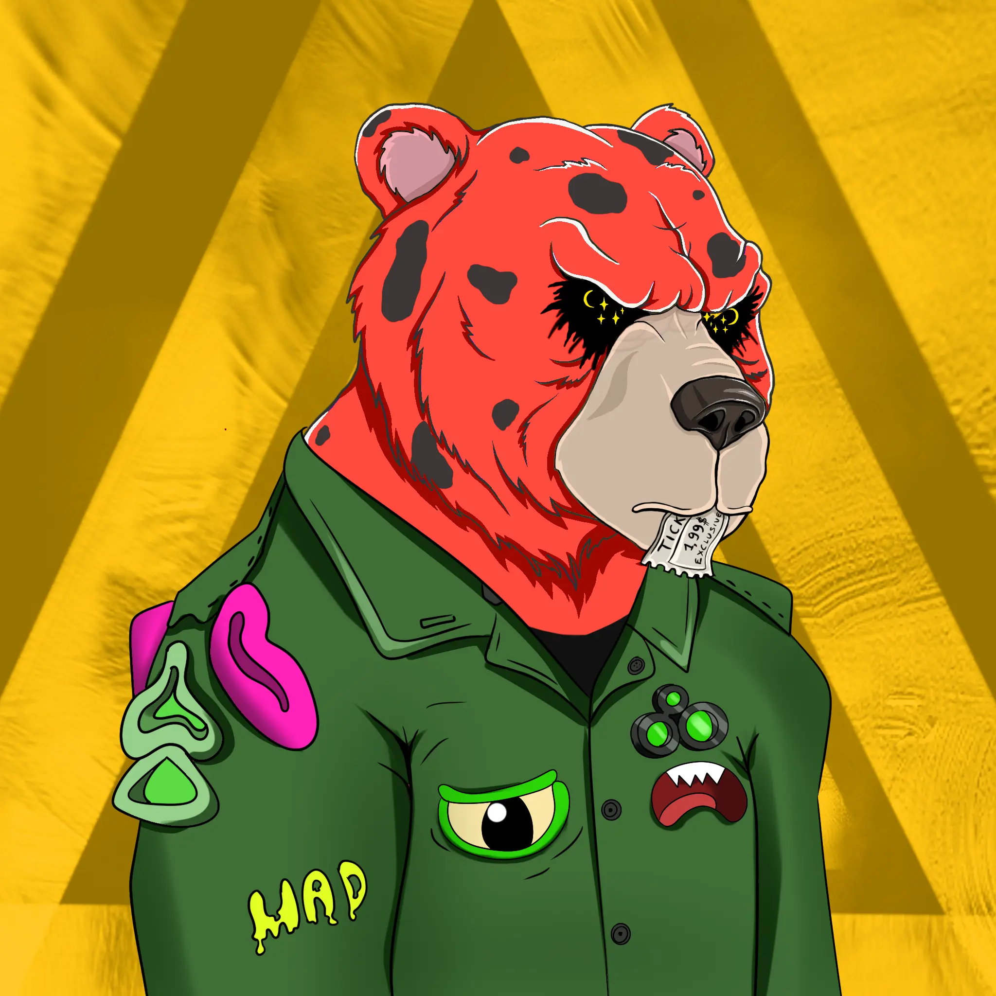 Mad Bears #1832 NFT on Algorand