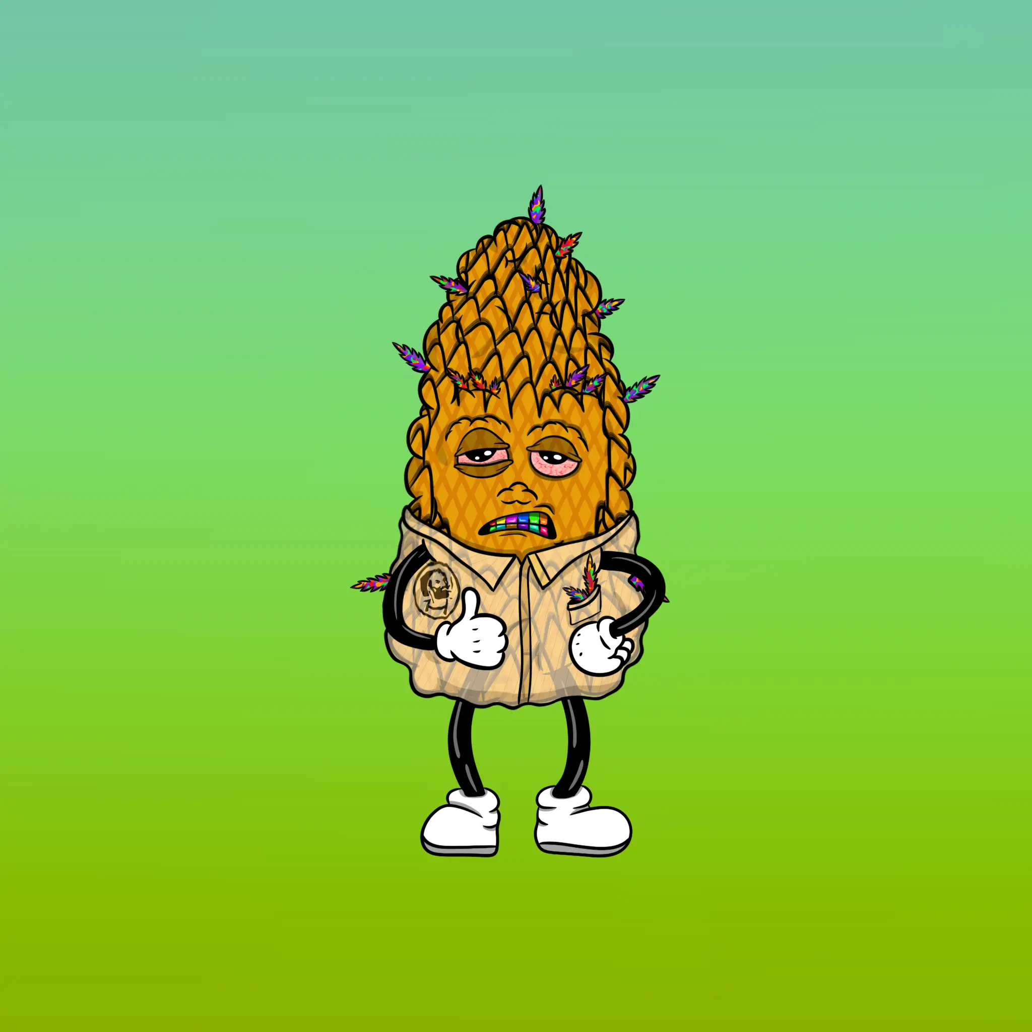 Blazing Budz #964 NFT on Algorand