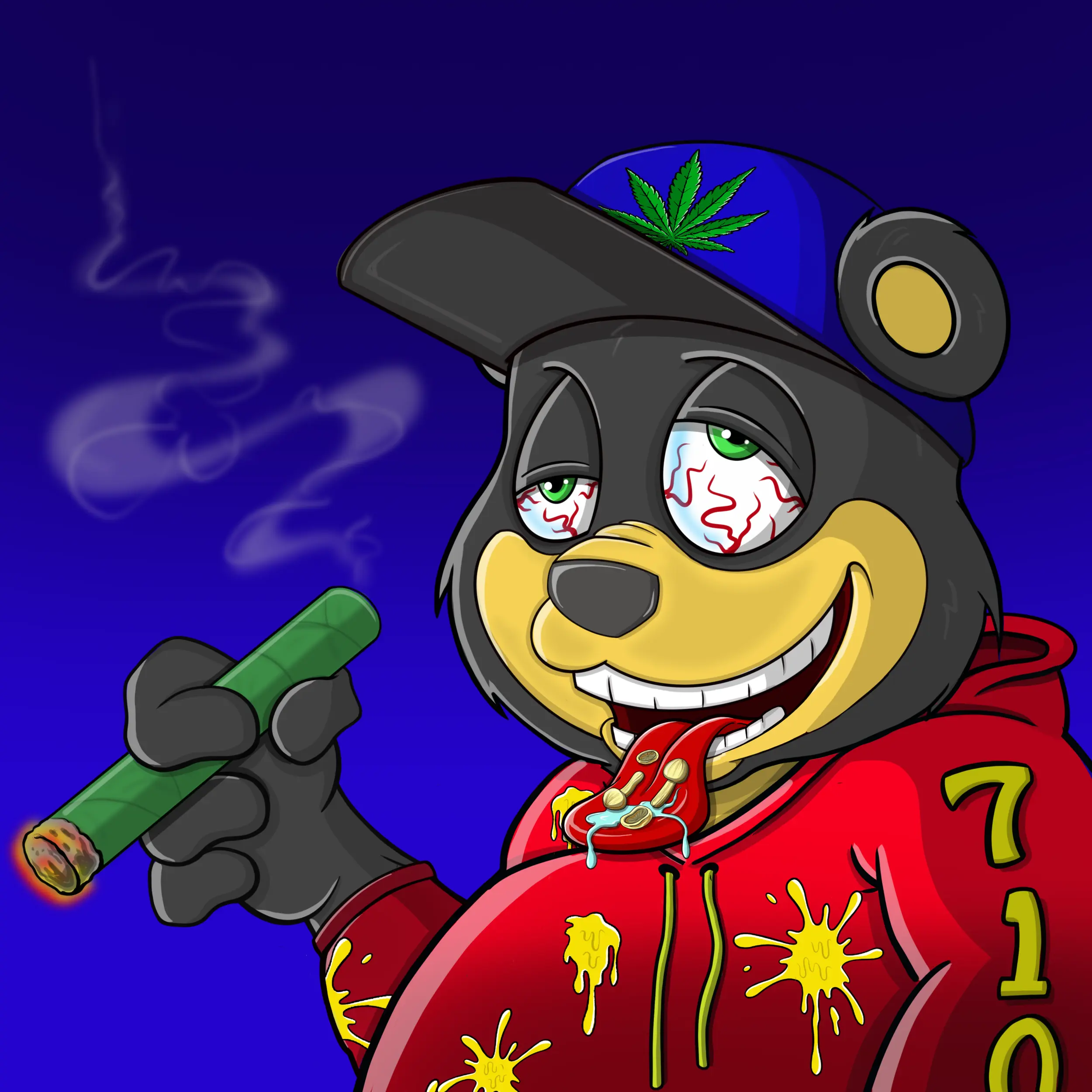 Burnin Bears #538 NFT on Algorand