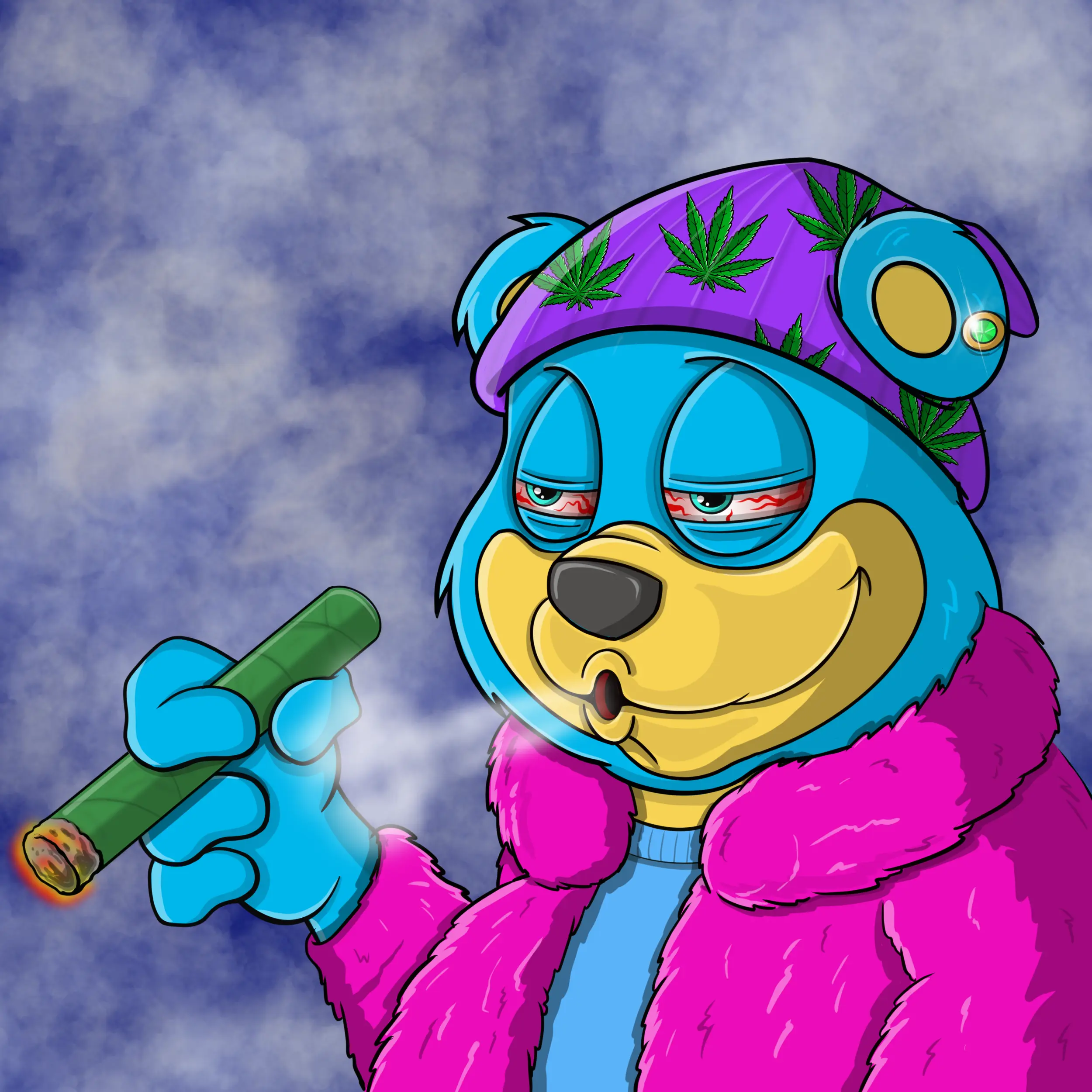 Burnin Bears #838 NFT on Algorand