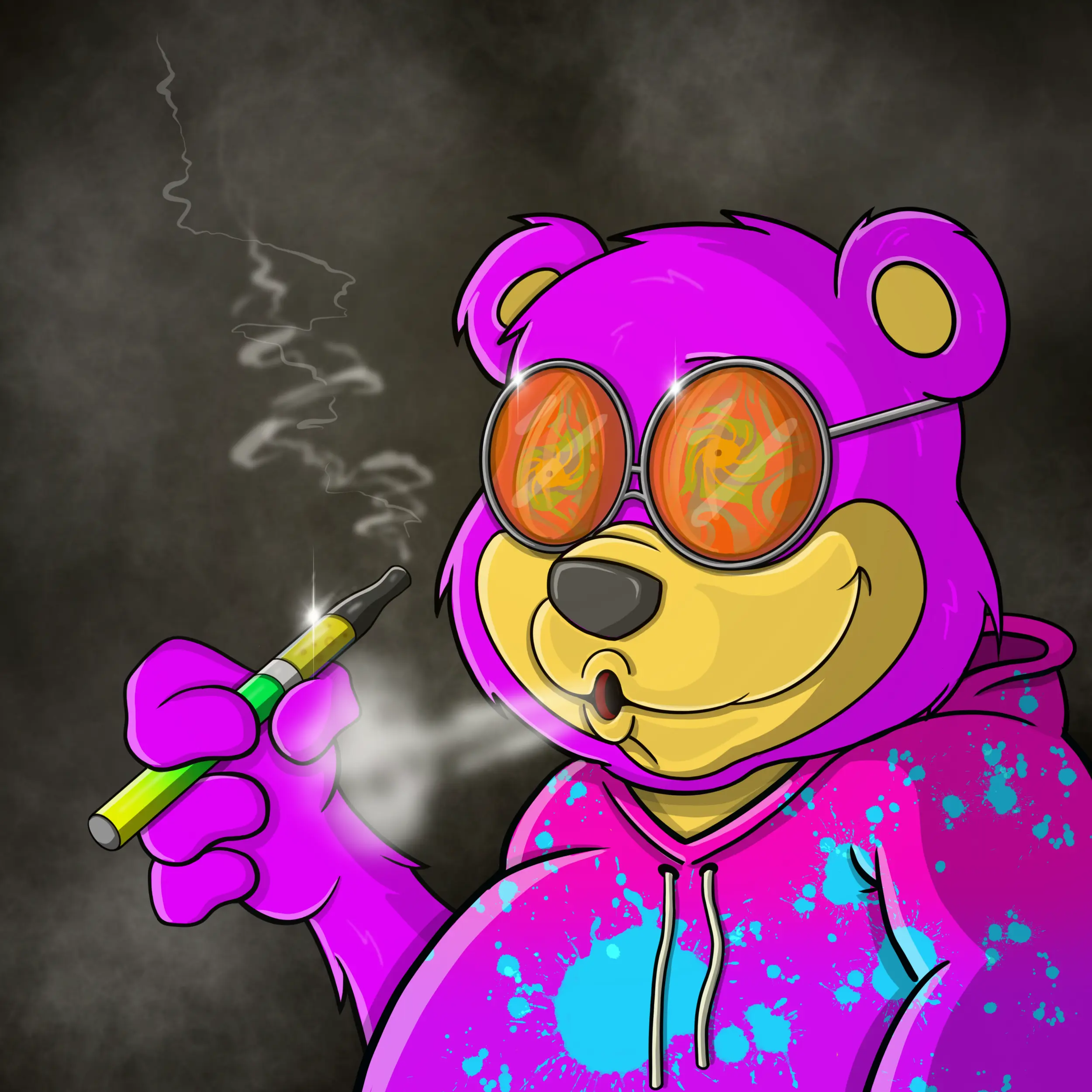 Burnin Bears #1665 NFT on Algorand