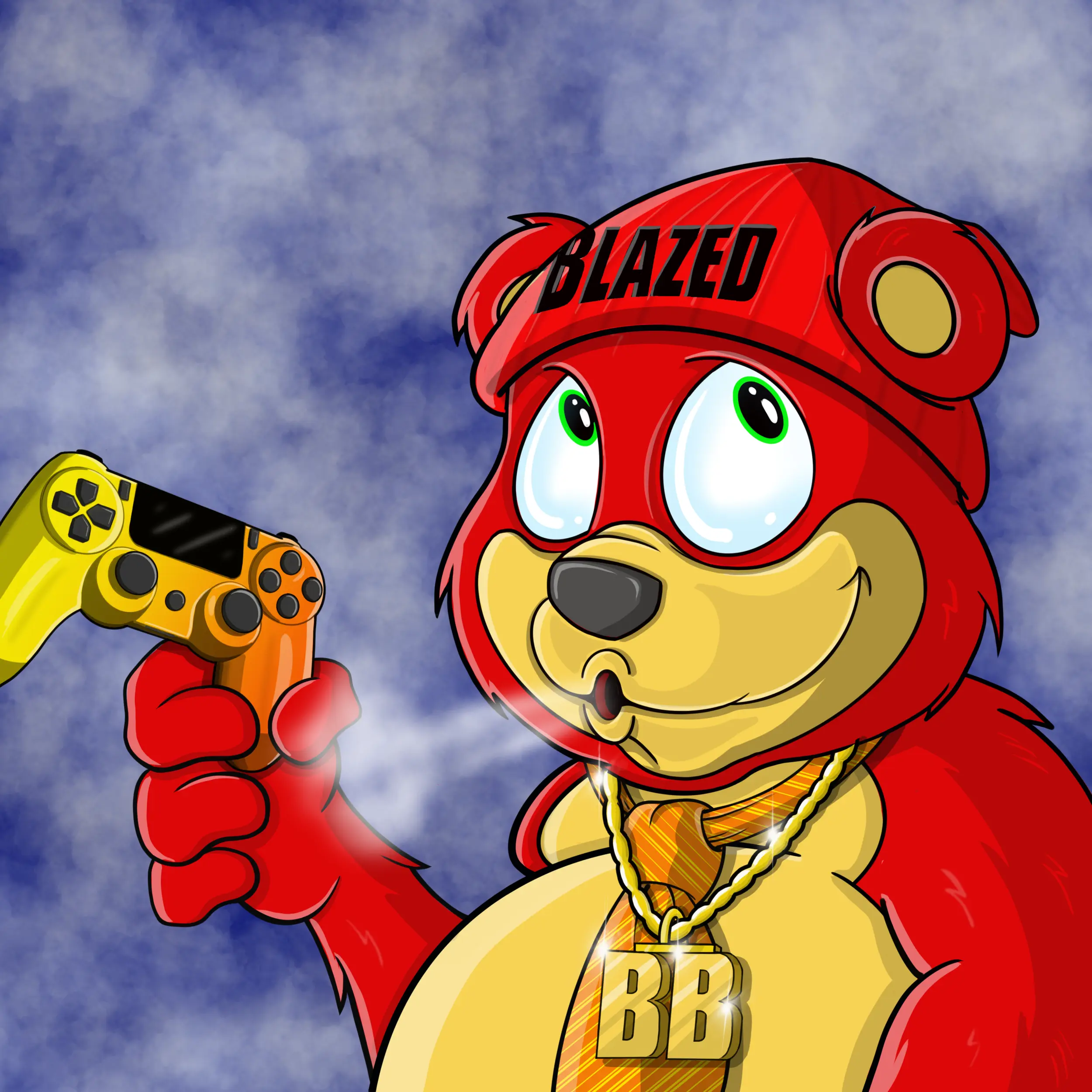 Burnin Bears #185 NFT on Algorand