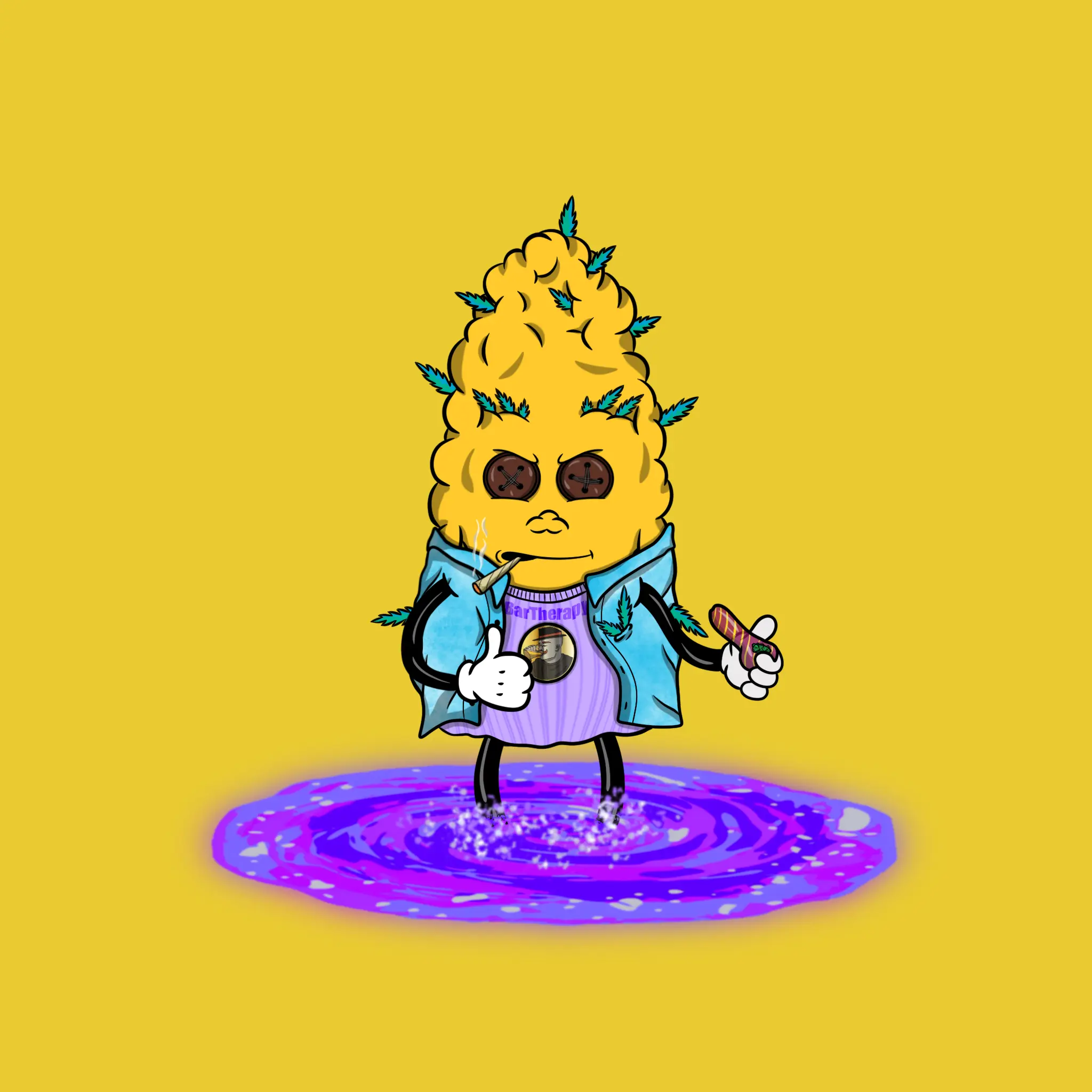 Blazing Budz #914 NFT on Algorand