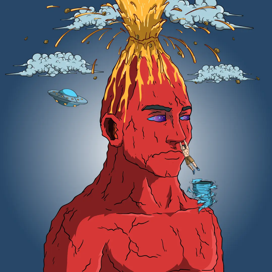 Volcano Boyz #1185 NFT on Algorand