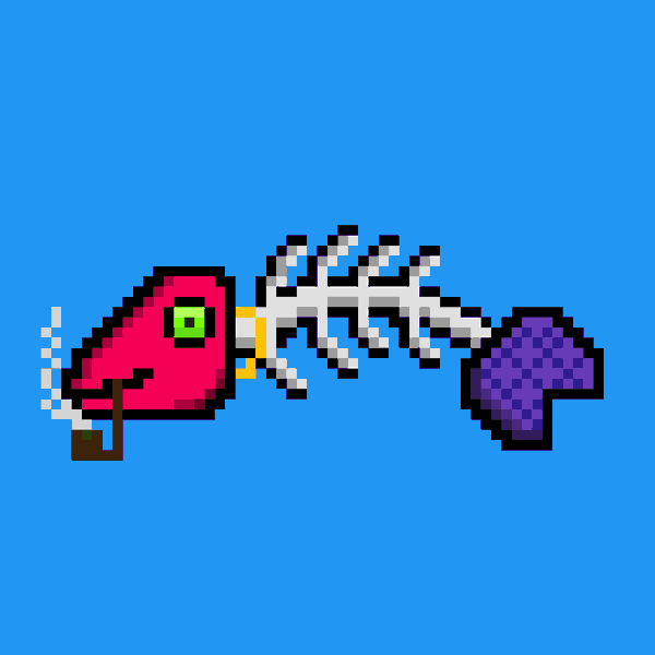 An image of 8-Bit BoneFish #31