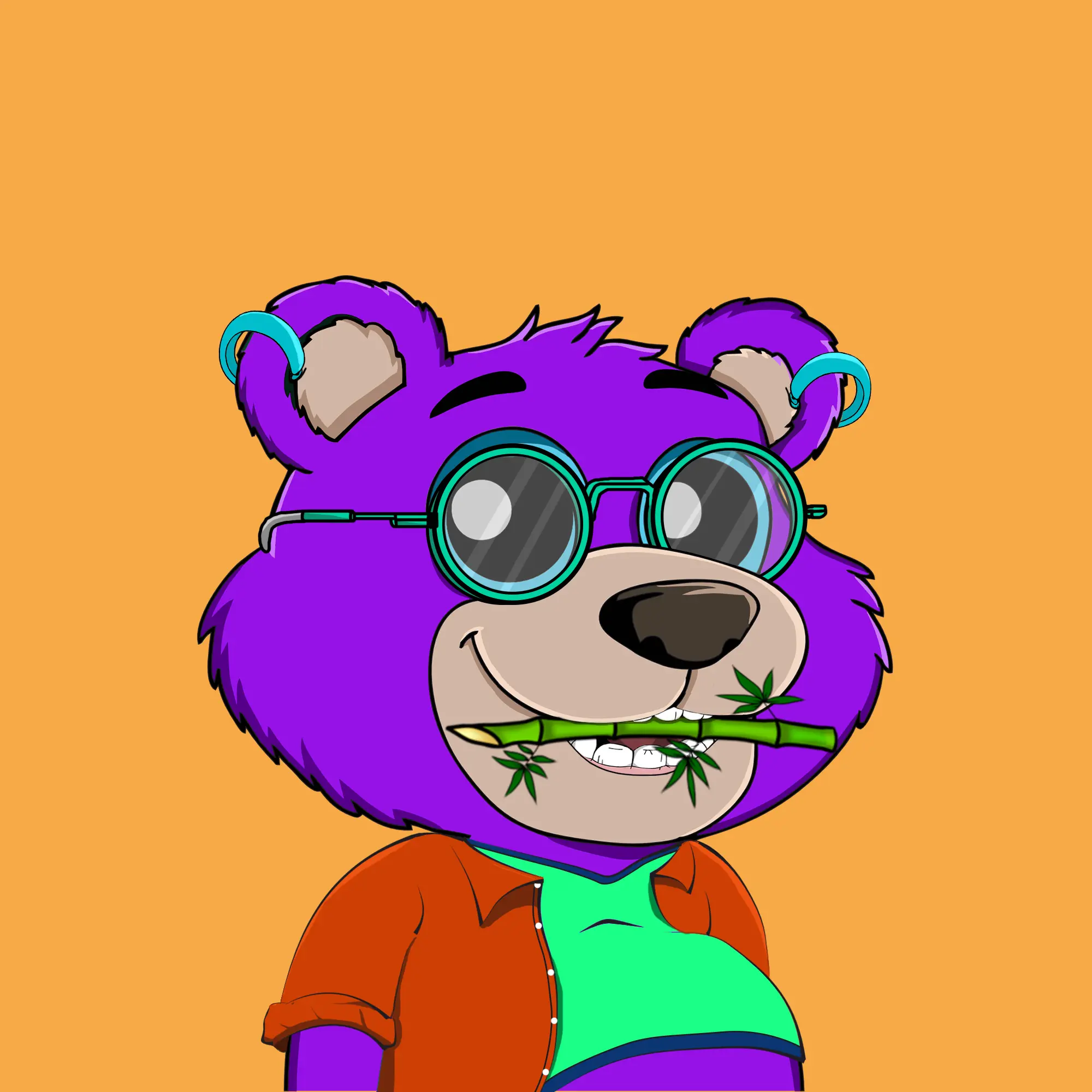 Gluttonous Bears #166 NFT on Algorand